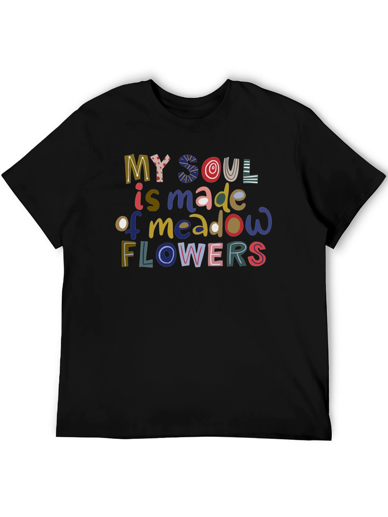 Soul Made of Meadow Flowers Graphic T-Shirt