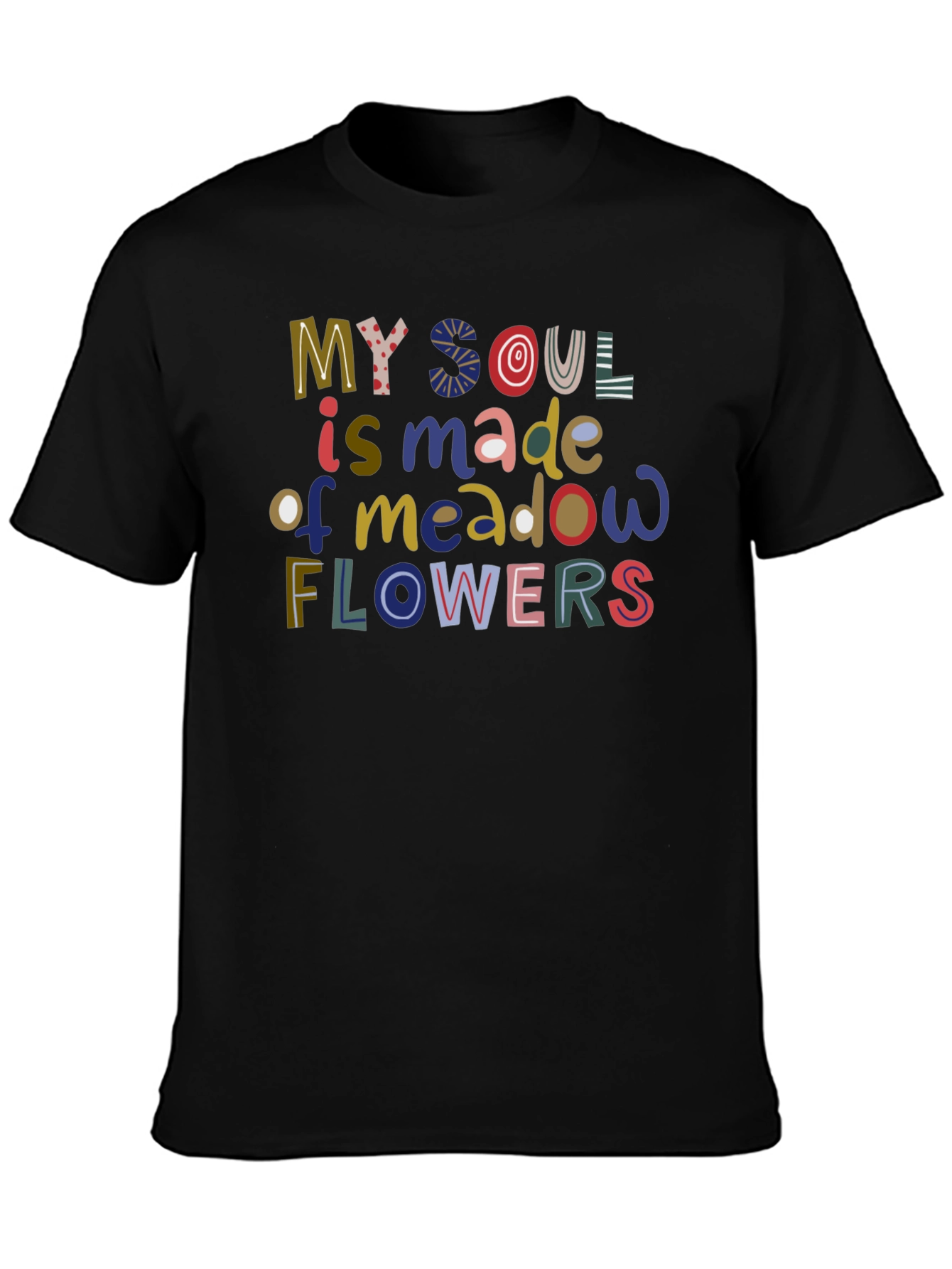 Soul Made of Meadow Flowers Graphic T-Shirt