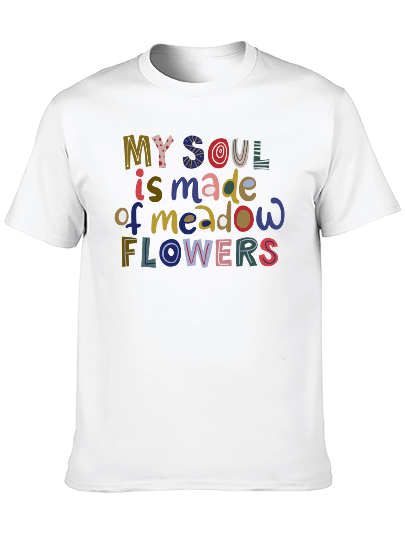 Soul Made of Meadow Flowers Graphic T-Shirt