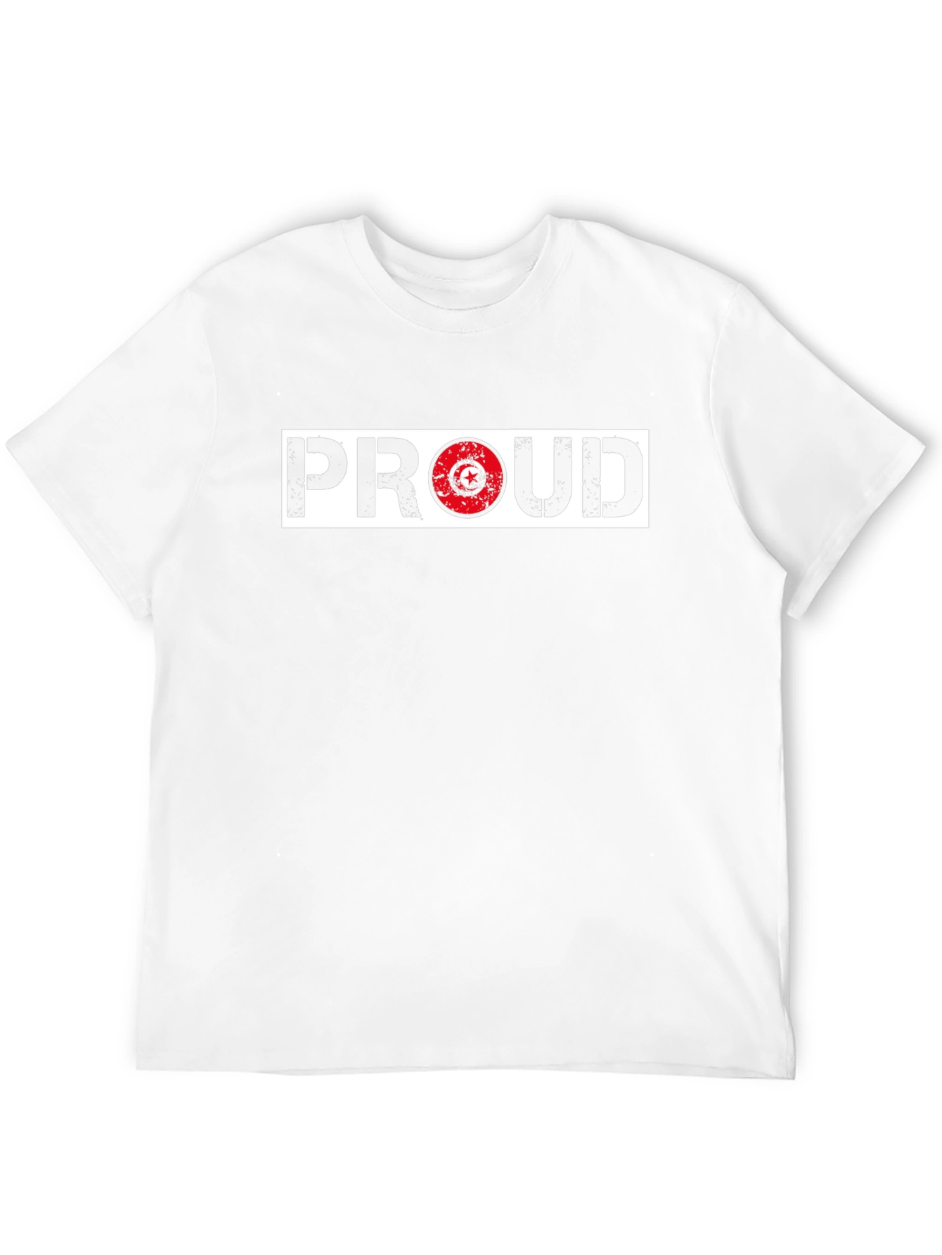 Proud Tunisia Flag T-Shirt - Black