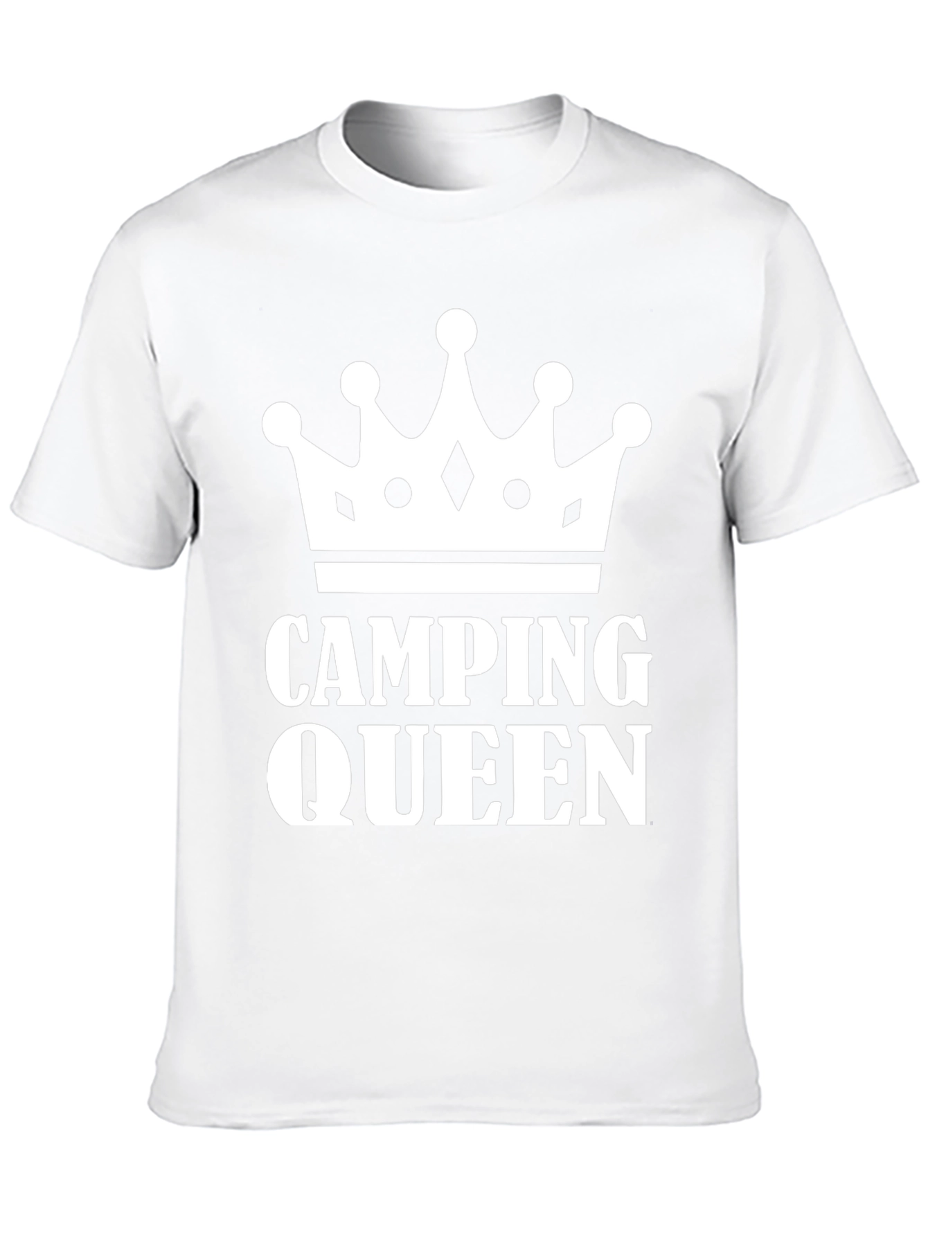 Camping Queen Black T-Shirt