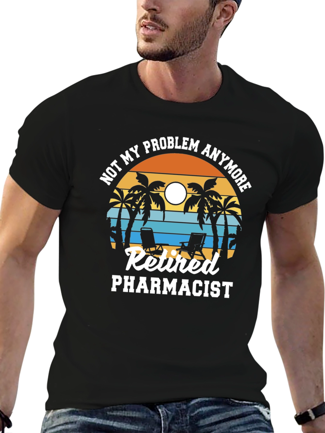 Retired Pharmacist Beach T-Shirt