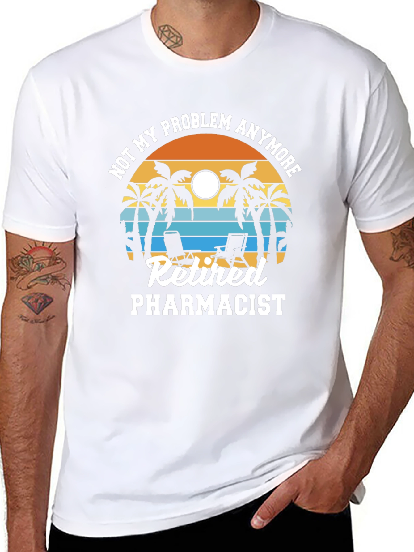 Retired Pharmacist Beach T-Shirt