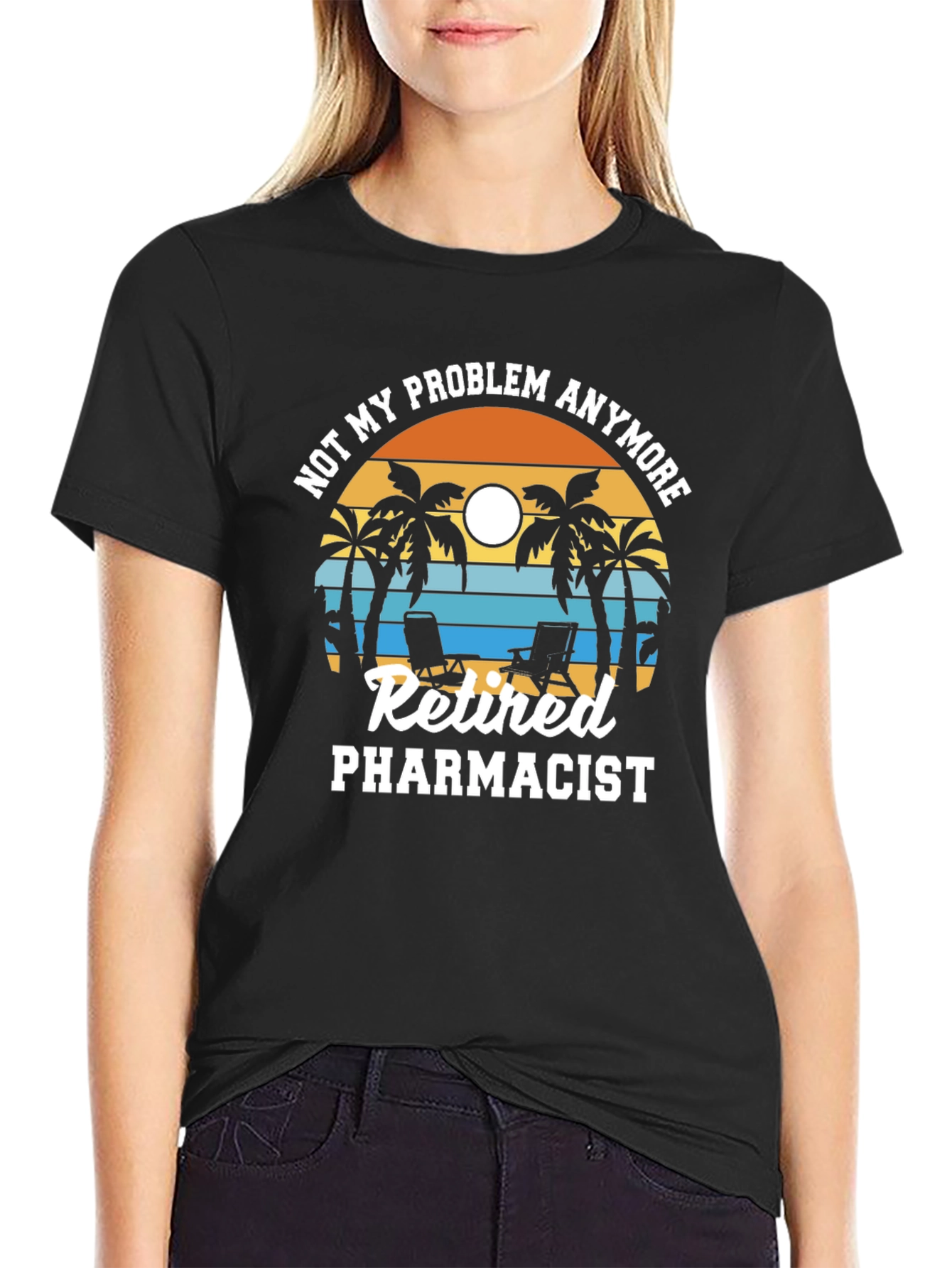 Retired Pharmacist Beach T-Shirt