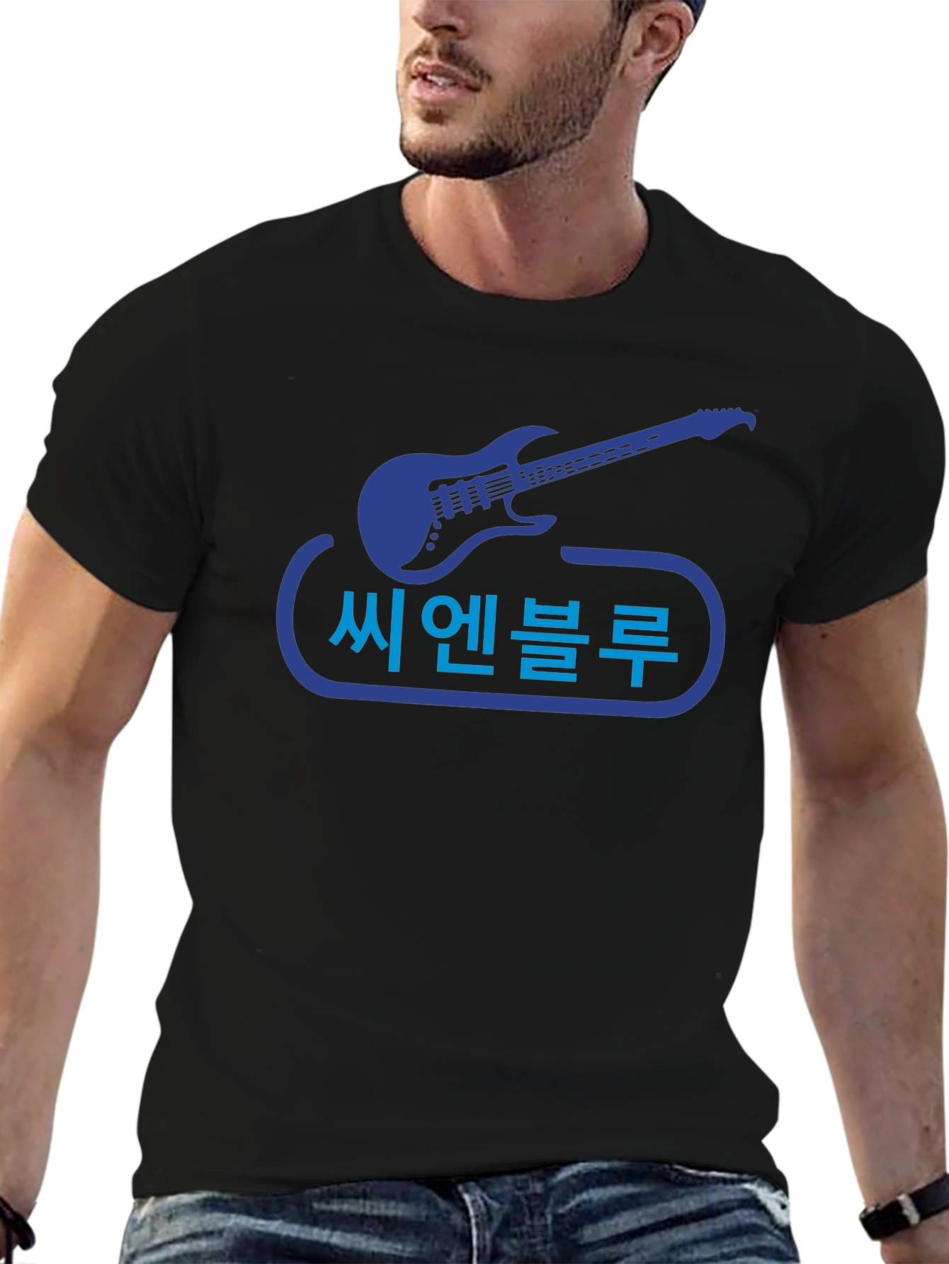 CNBLUE Guitar Black T-Shirt