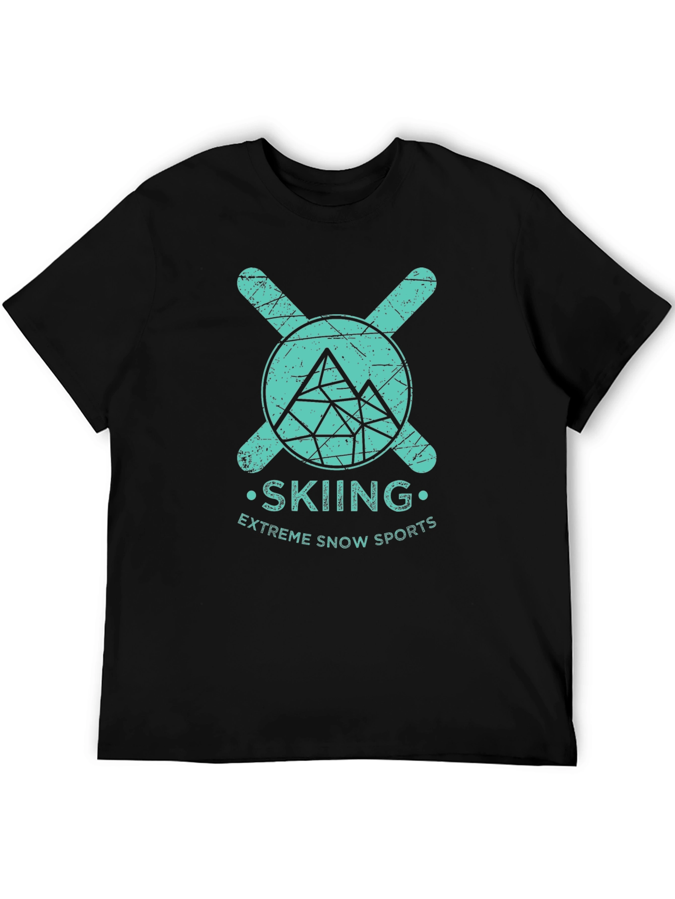 Skiing Graphic T-Shirt | Extreme Snow Sports Tee