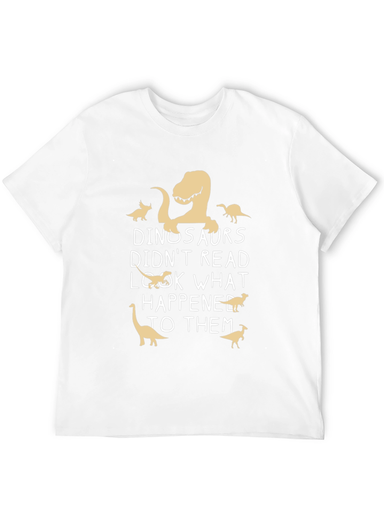 Funny Dinosaur T-Shirt - Read or Else!