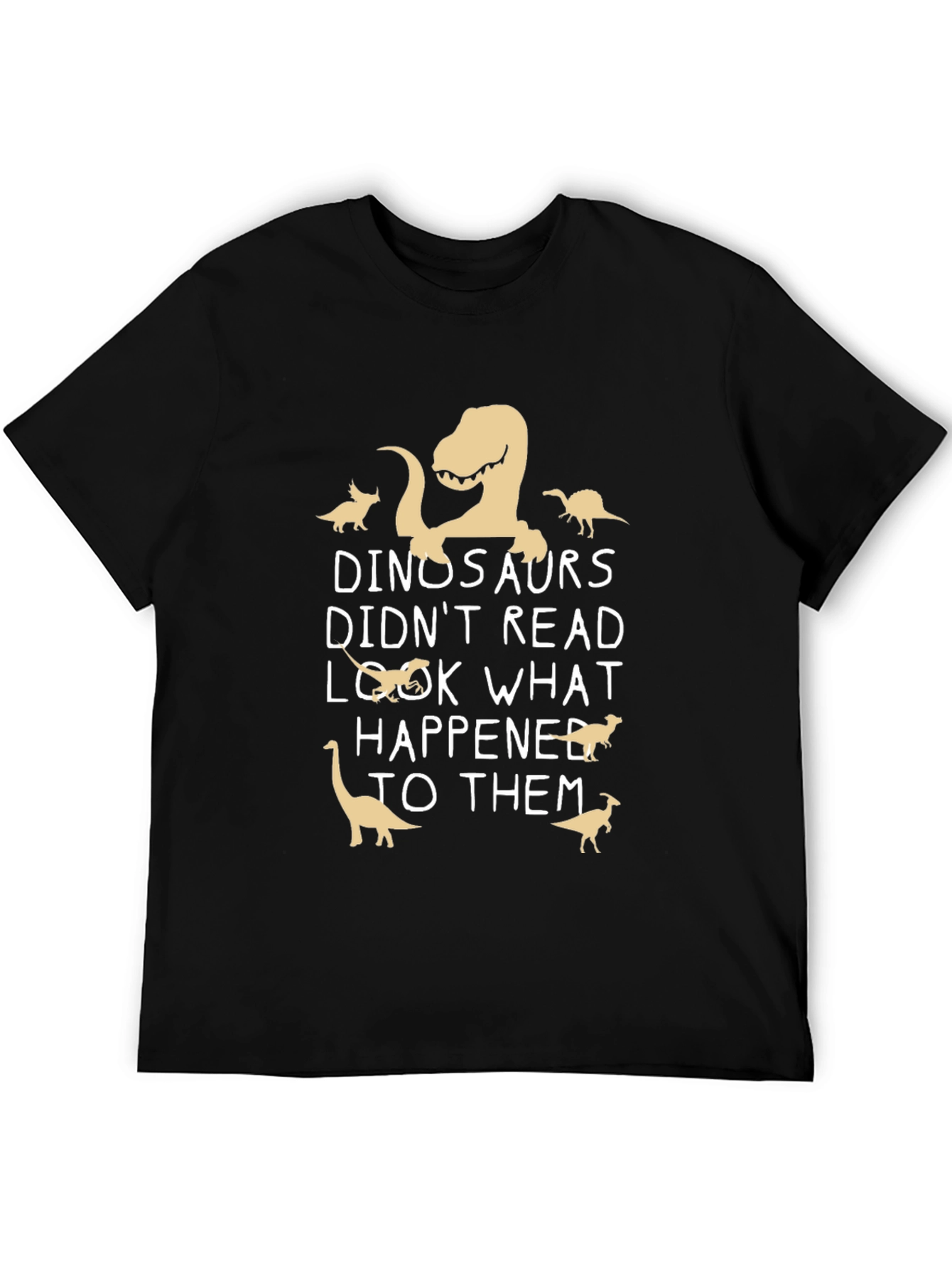 Funny Dinosaur T-Shirt - Read or Else!