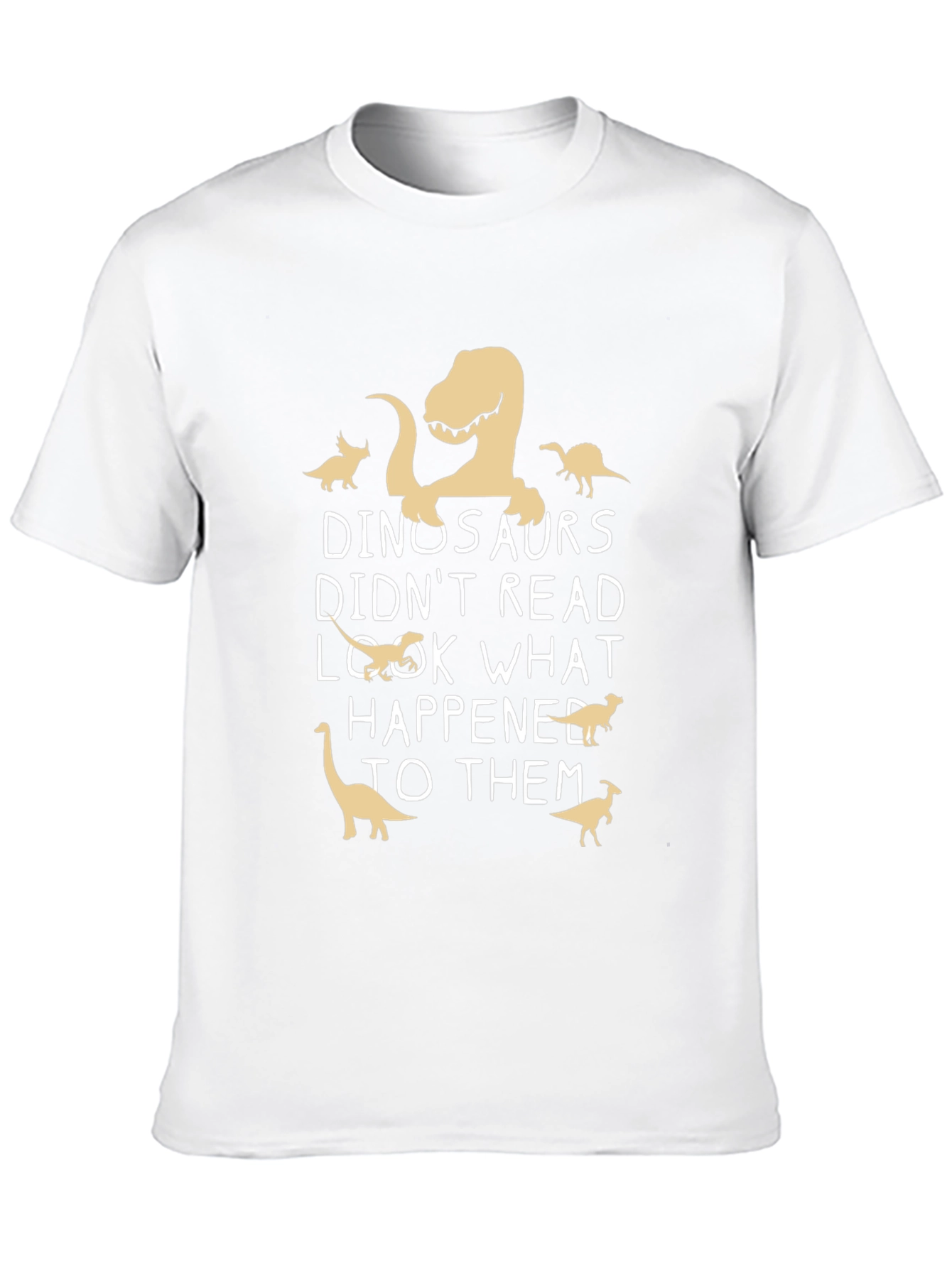 Funny Dinosaur T-Shirt - Read or Else!