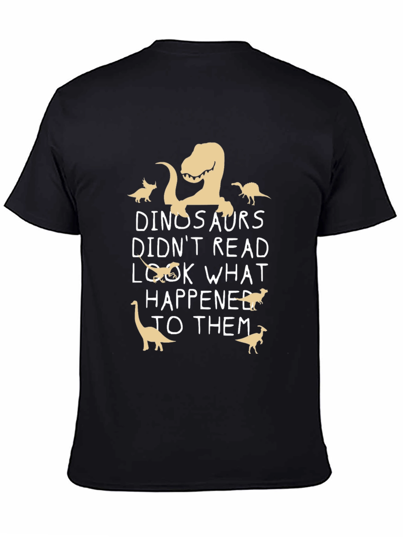 Funny Dinosaur T-Shirt - Read or Else!