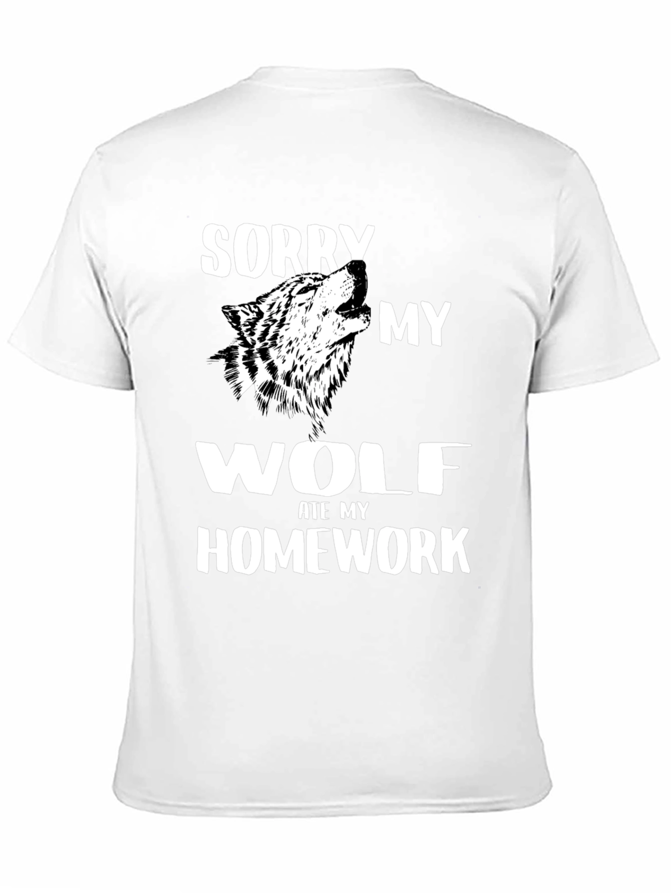 Wolf Ate My Homework Graphic Tee