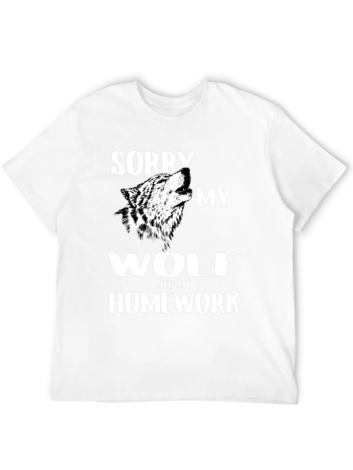 Wolf Ate My Homework Graphic Tee