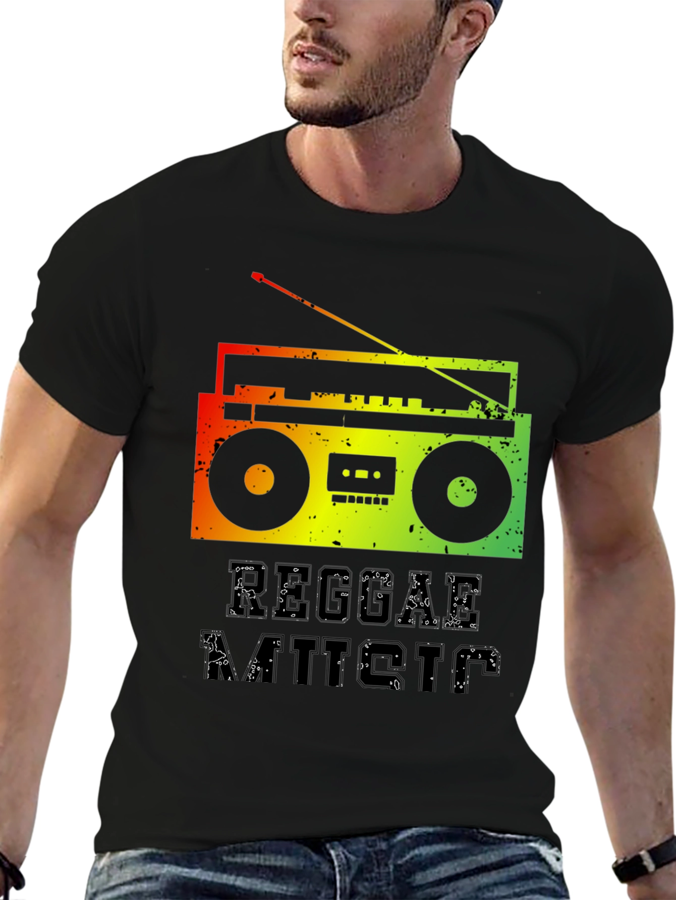 Reggae Matters Graphic Tee - Black