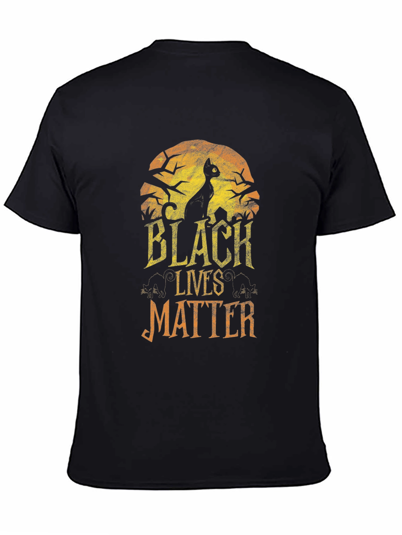Black Cat Black Lives Matter T-Shirt