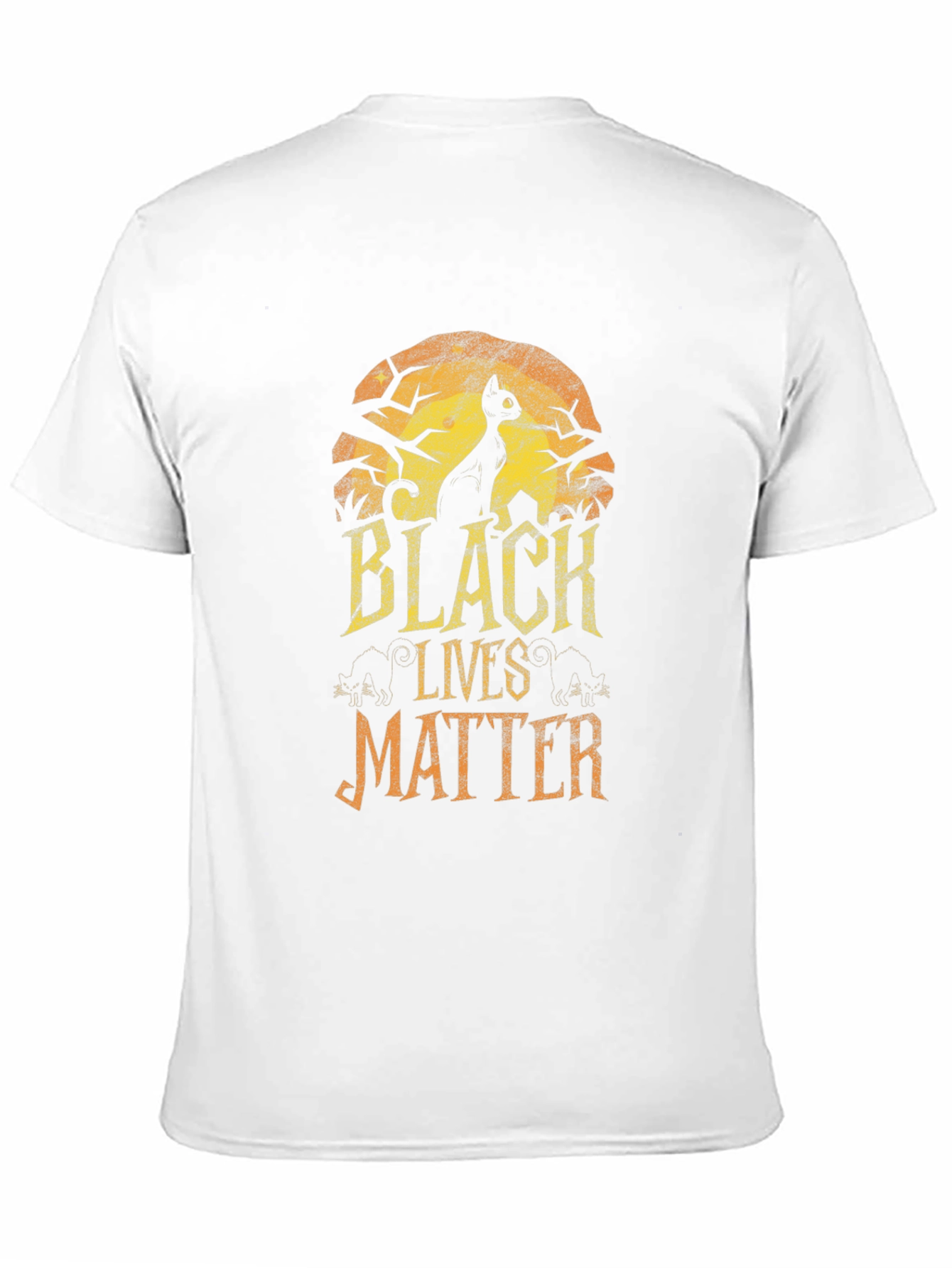 Black Cat Black Lives Matter T-Shirt