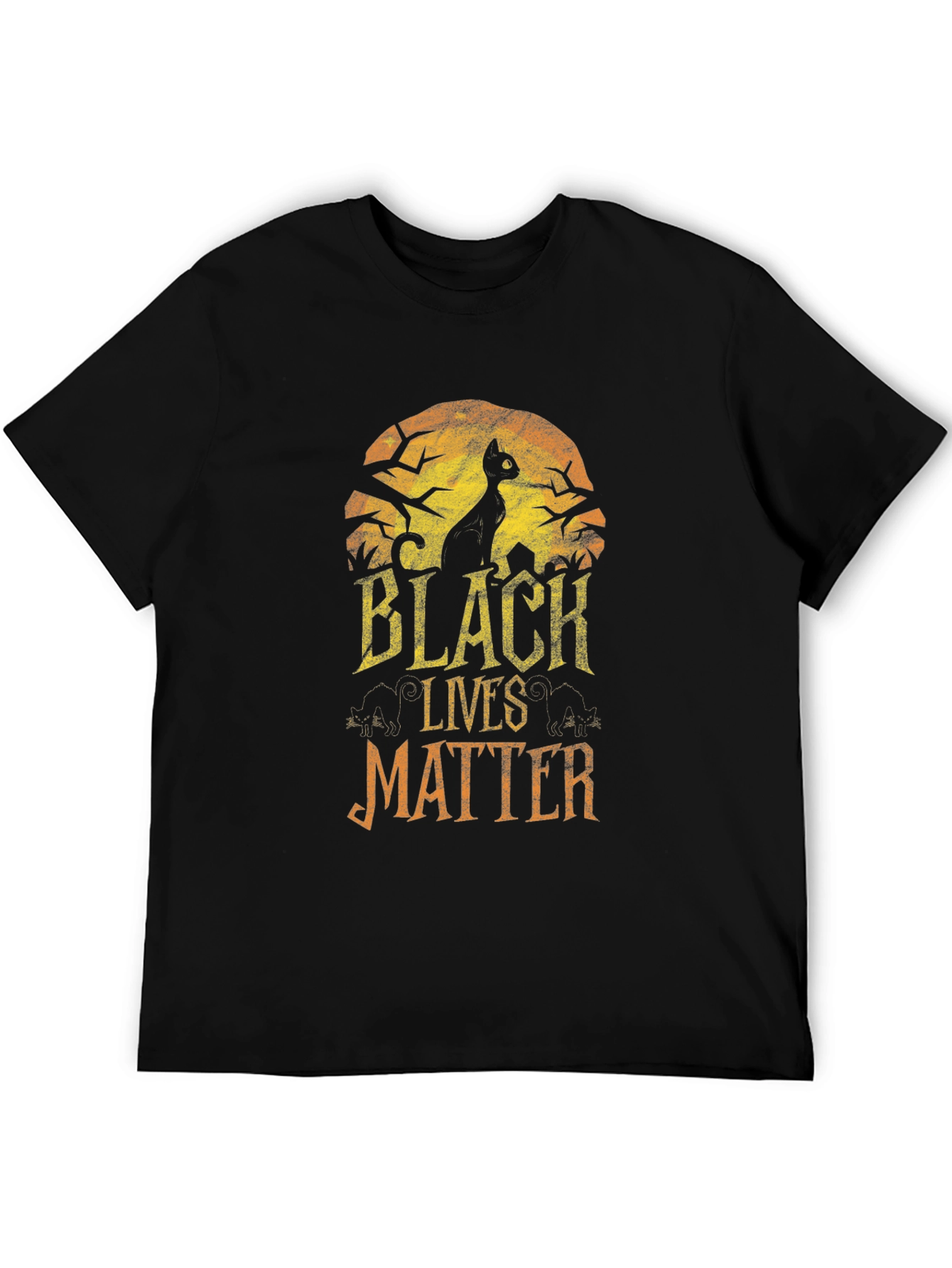 Black Cat Black Lives Matter T-Shirt