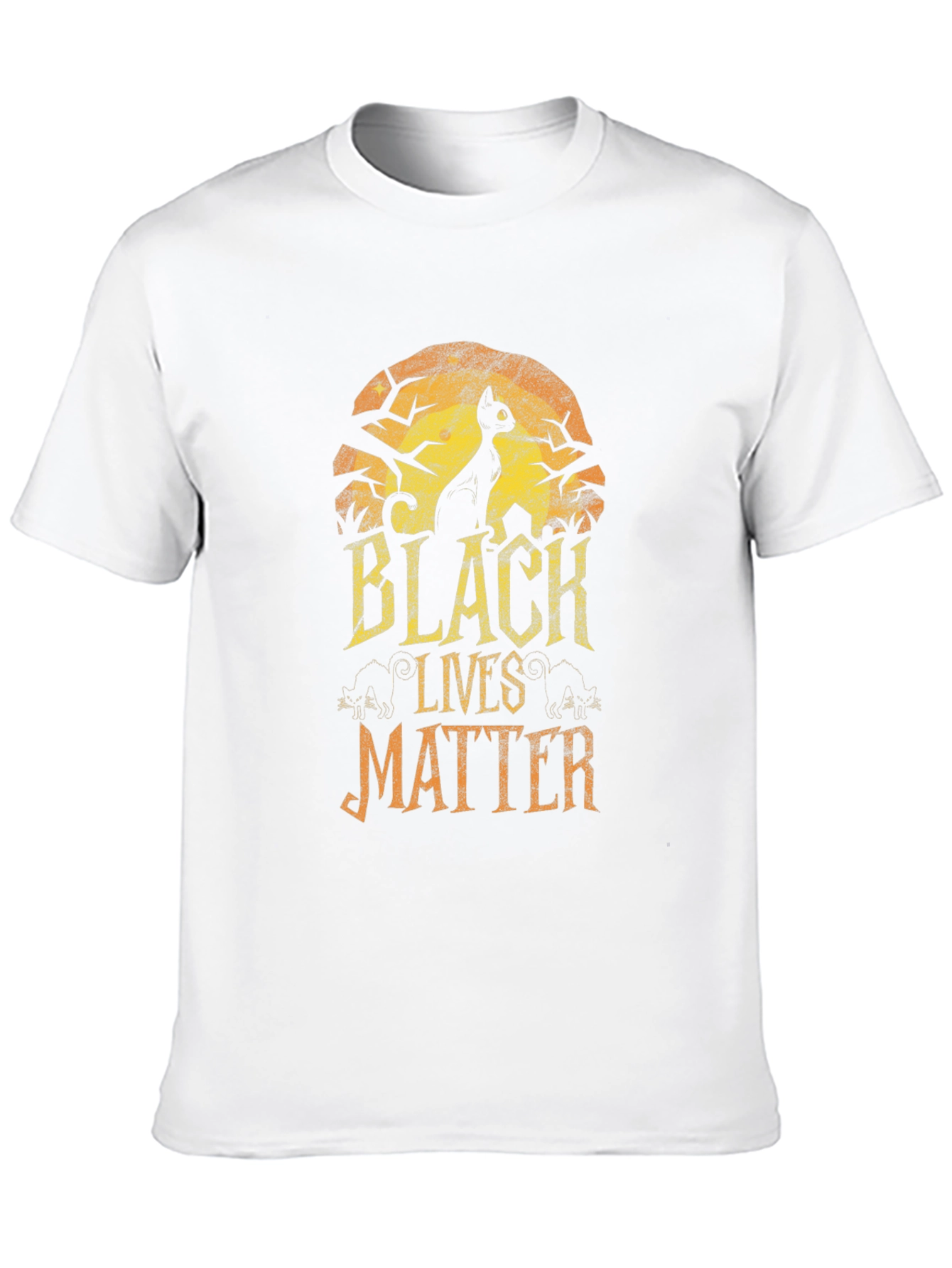 Black Cat Black Lives Matter T-Shirt