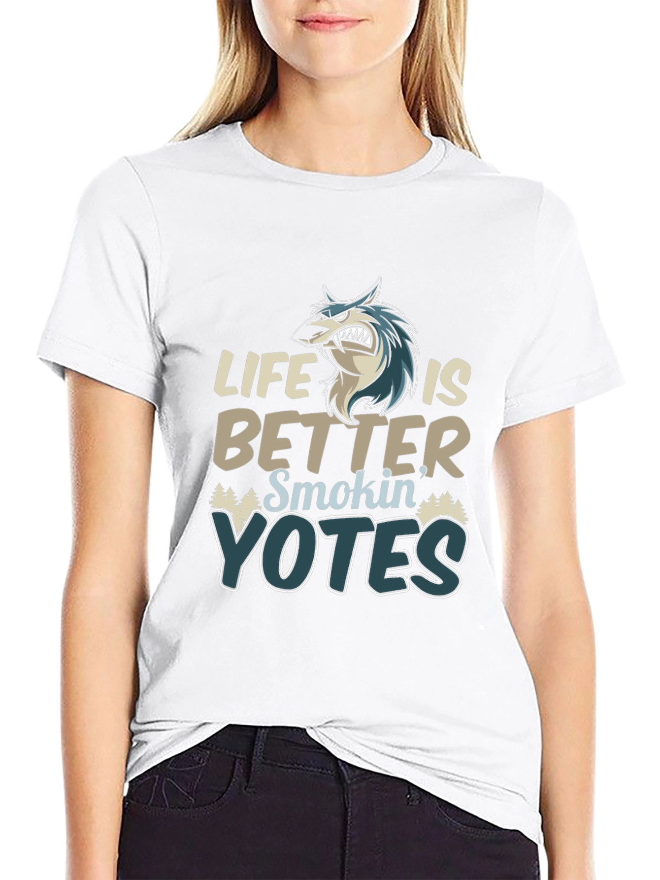 Life Is Better Smokin Yotes T-Shirt