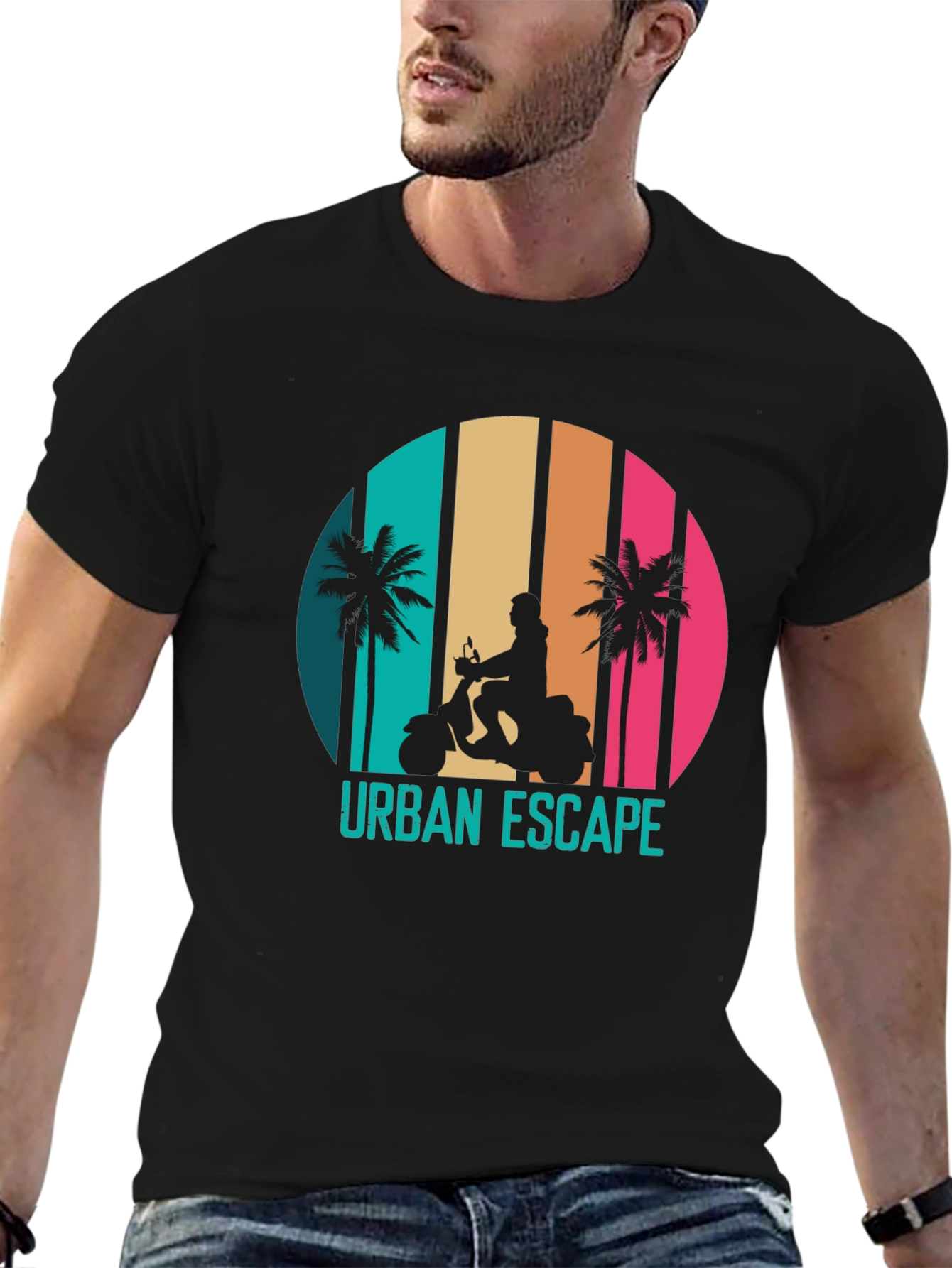 Urban Escape Retro Scooter T-Shirt