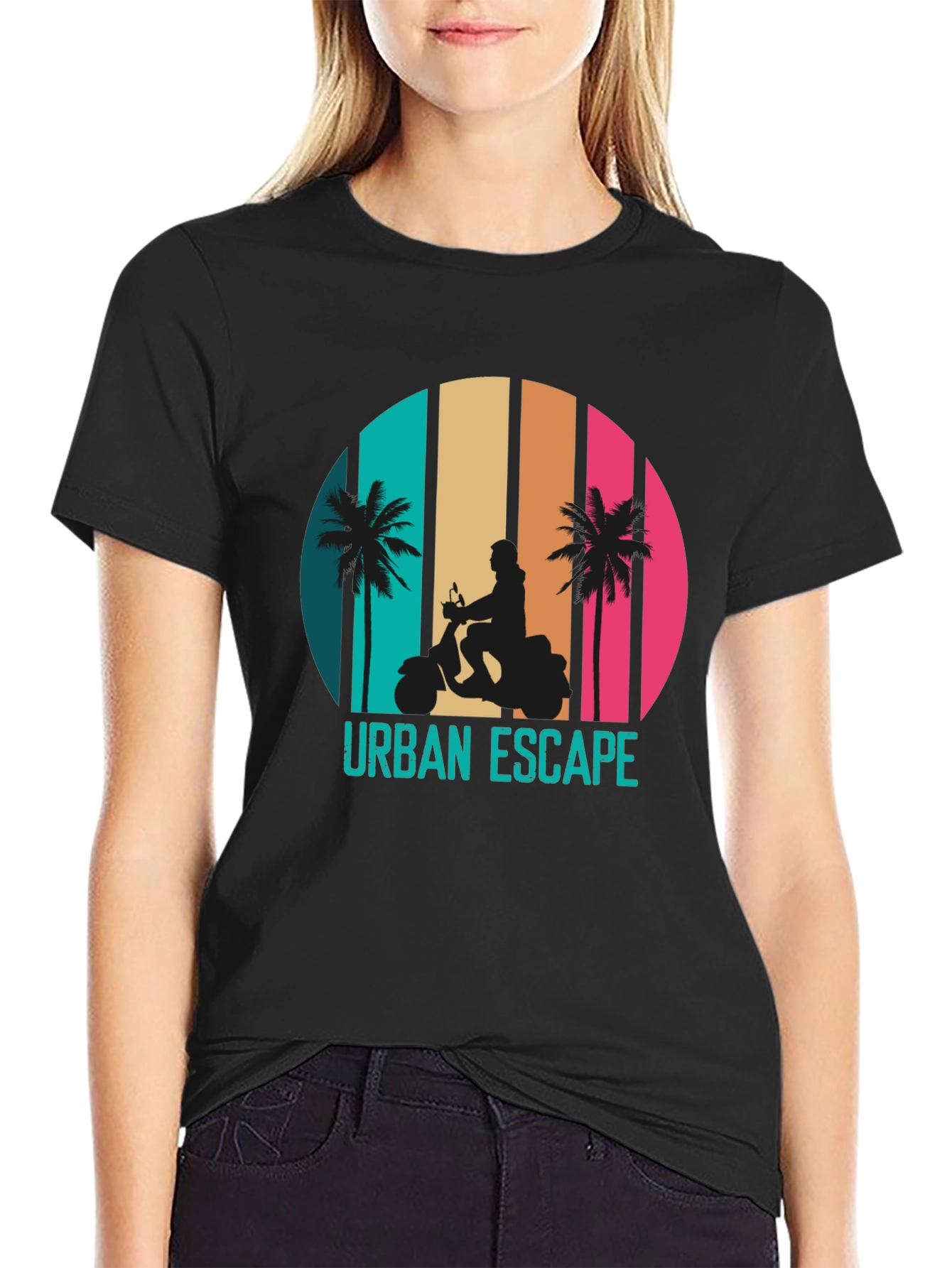 Urban Escape Retro Scooter T-Shirt