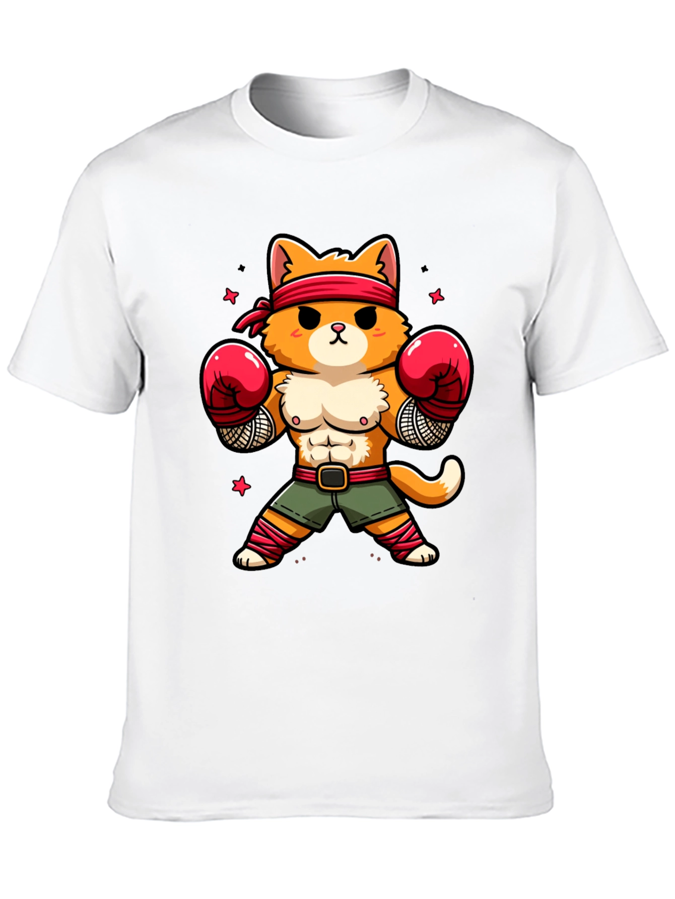 Funny Cat Boxer T-Shirt - Martial Arts Kitten Tee