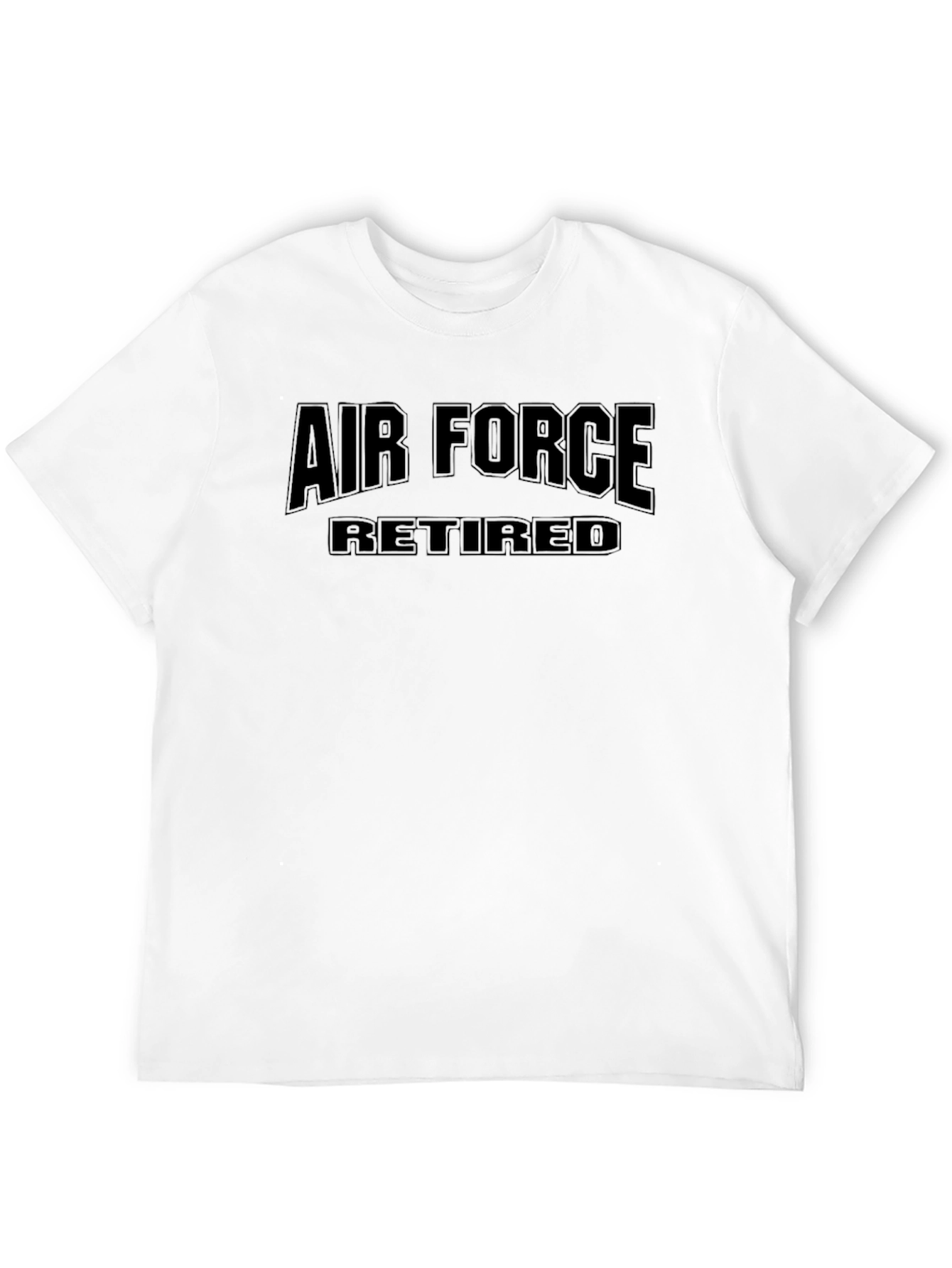 Air Force Retired Black T-Shirt