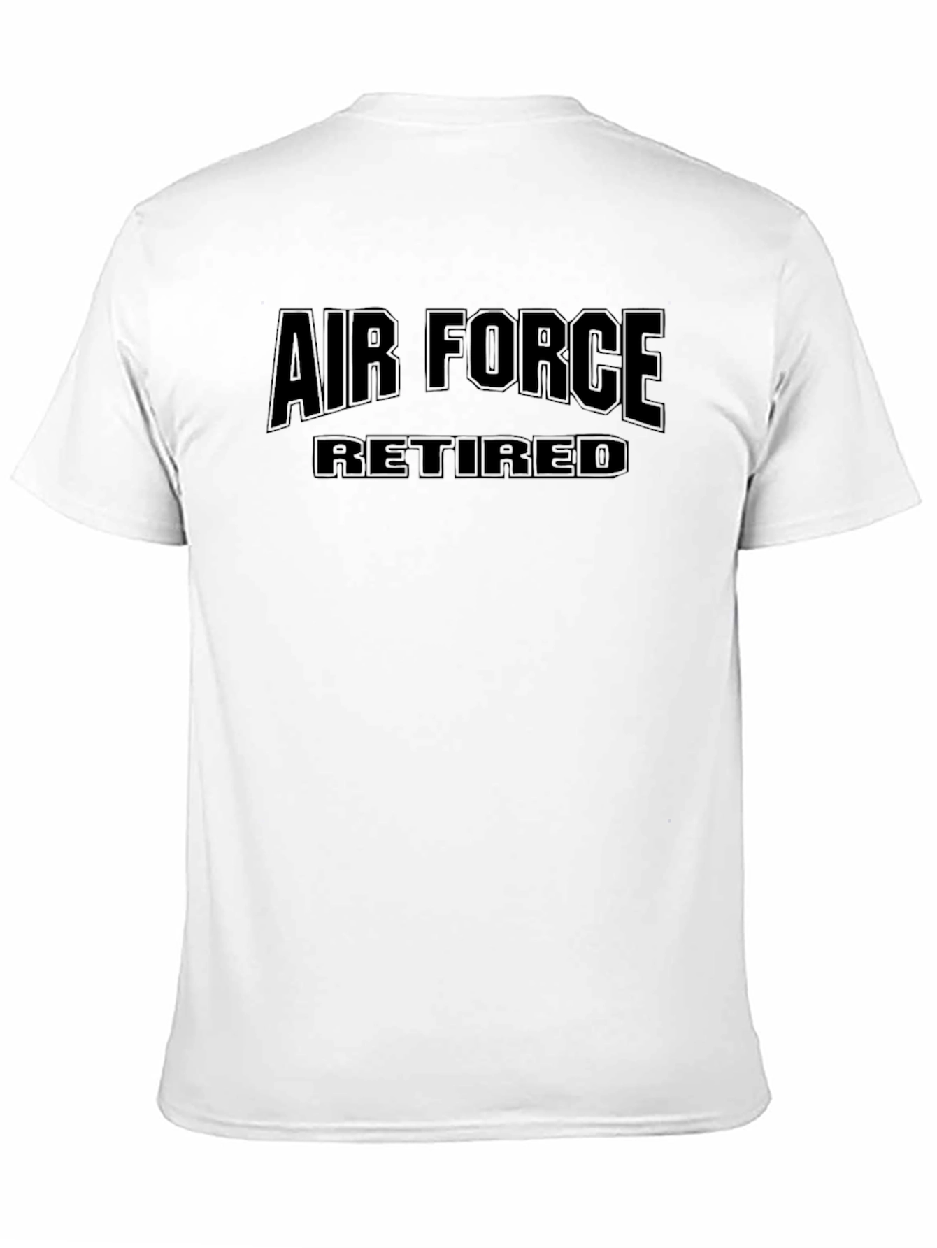 Air Force Retired Black T-Shirt