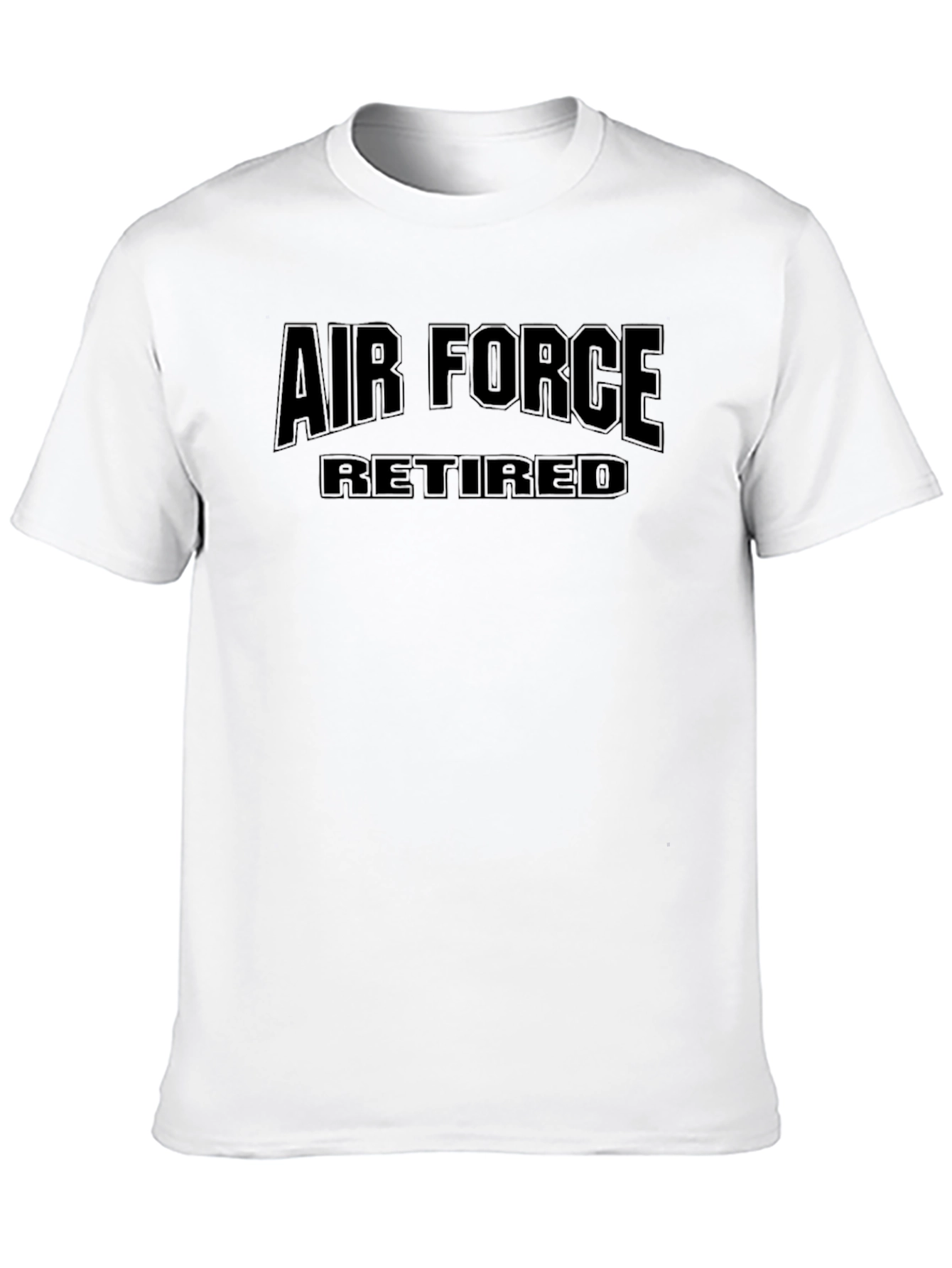 Air Force Retired Black T-Shirt