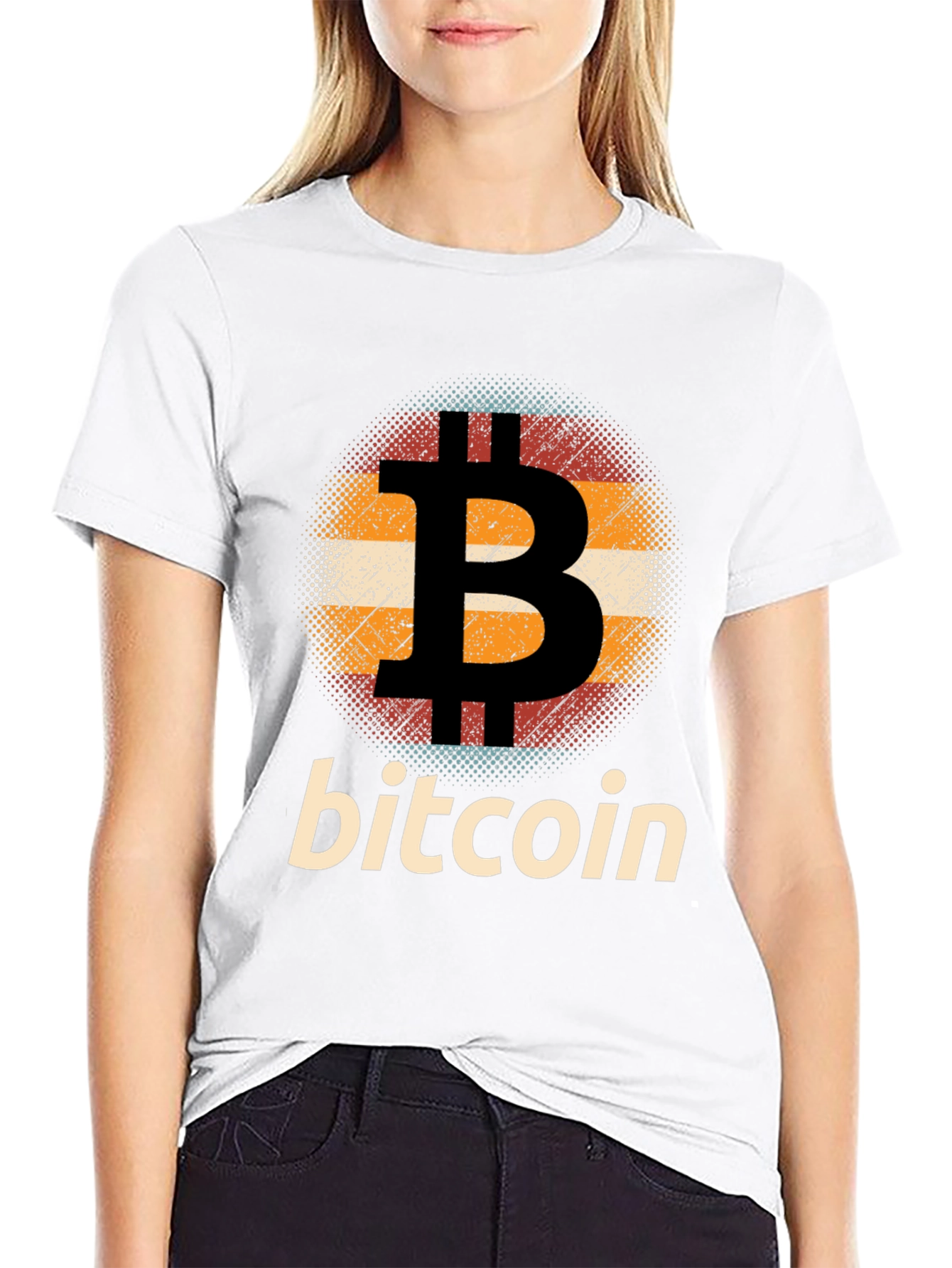Bitcoin Retro Style Graphic Tee