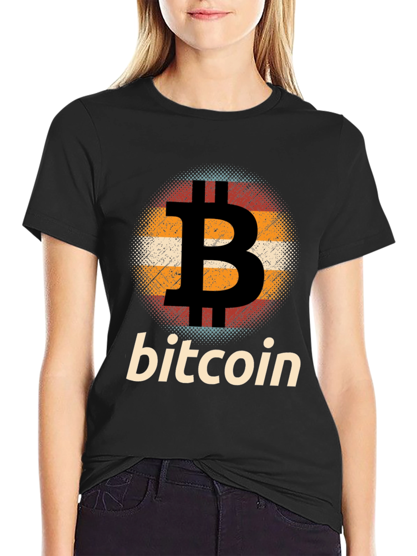 Bitcoin Retro Style Graphic Tee