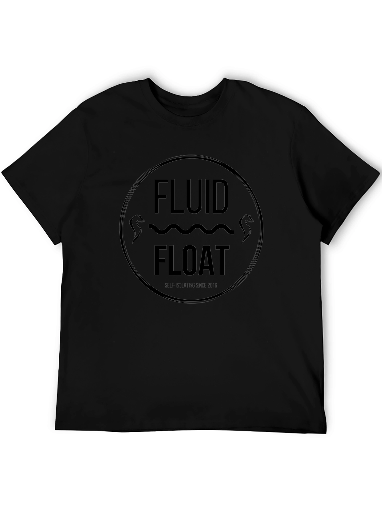 Fluid Float Graphic Tee - Black
