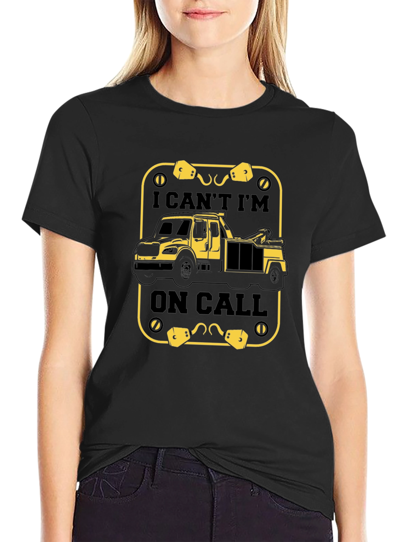 On Call Tow Truck T-Shirt - Mechanic Gift