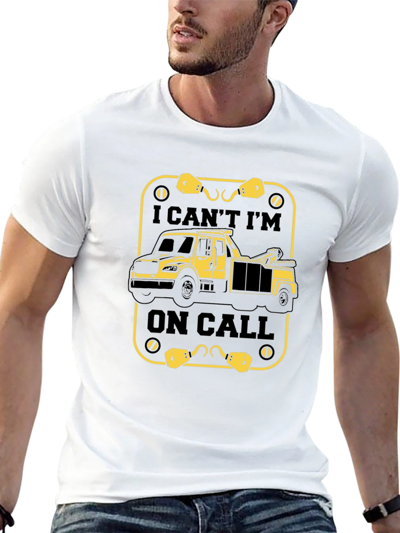 On Call Tow Truck T-Shirt - Mechanic Gift