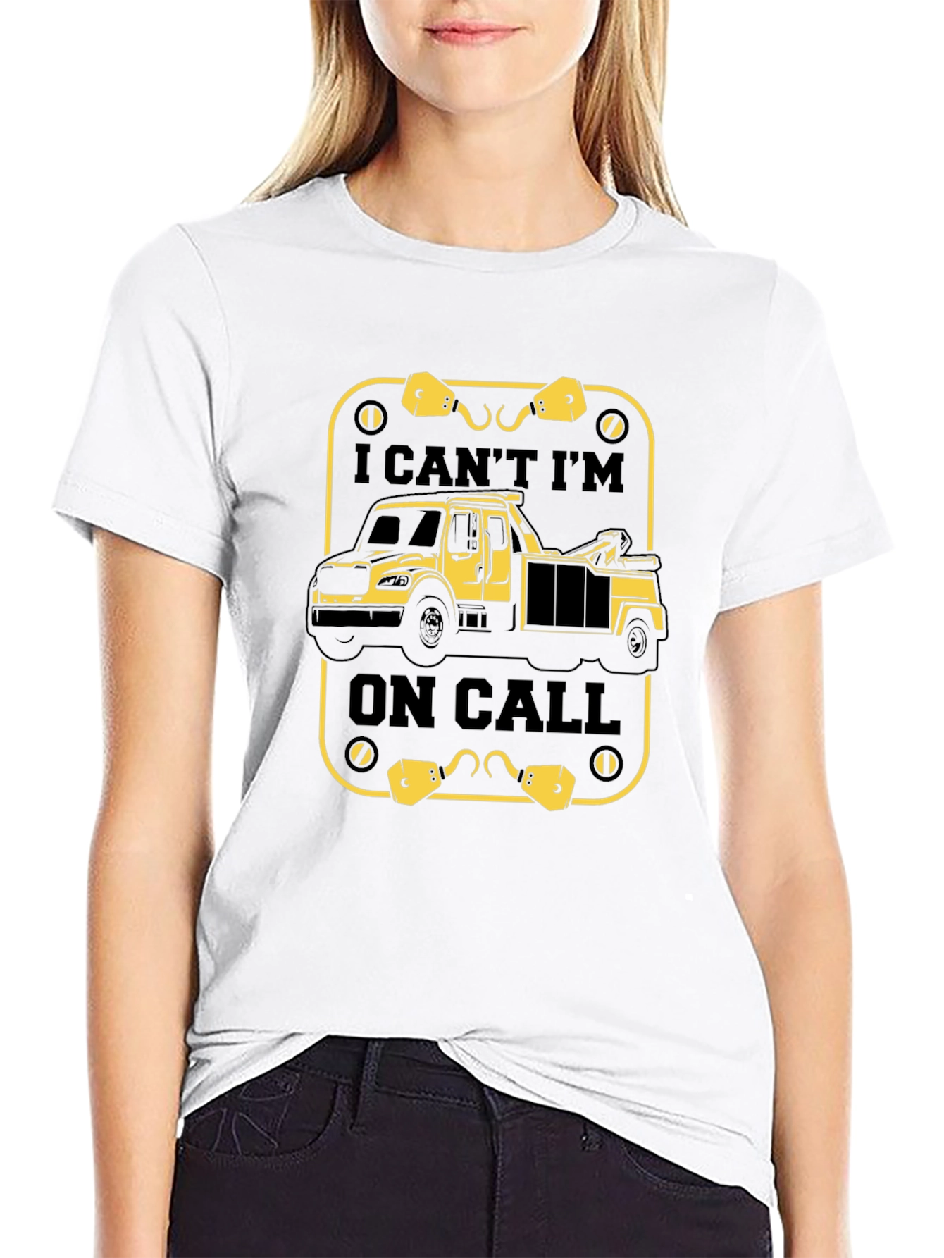 On Call Tow Truck T-Shirt - Mechanic Gift