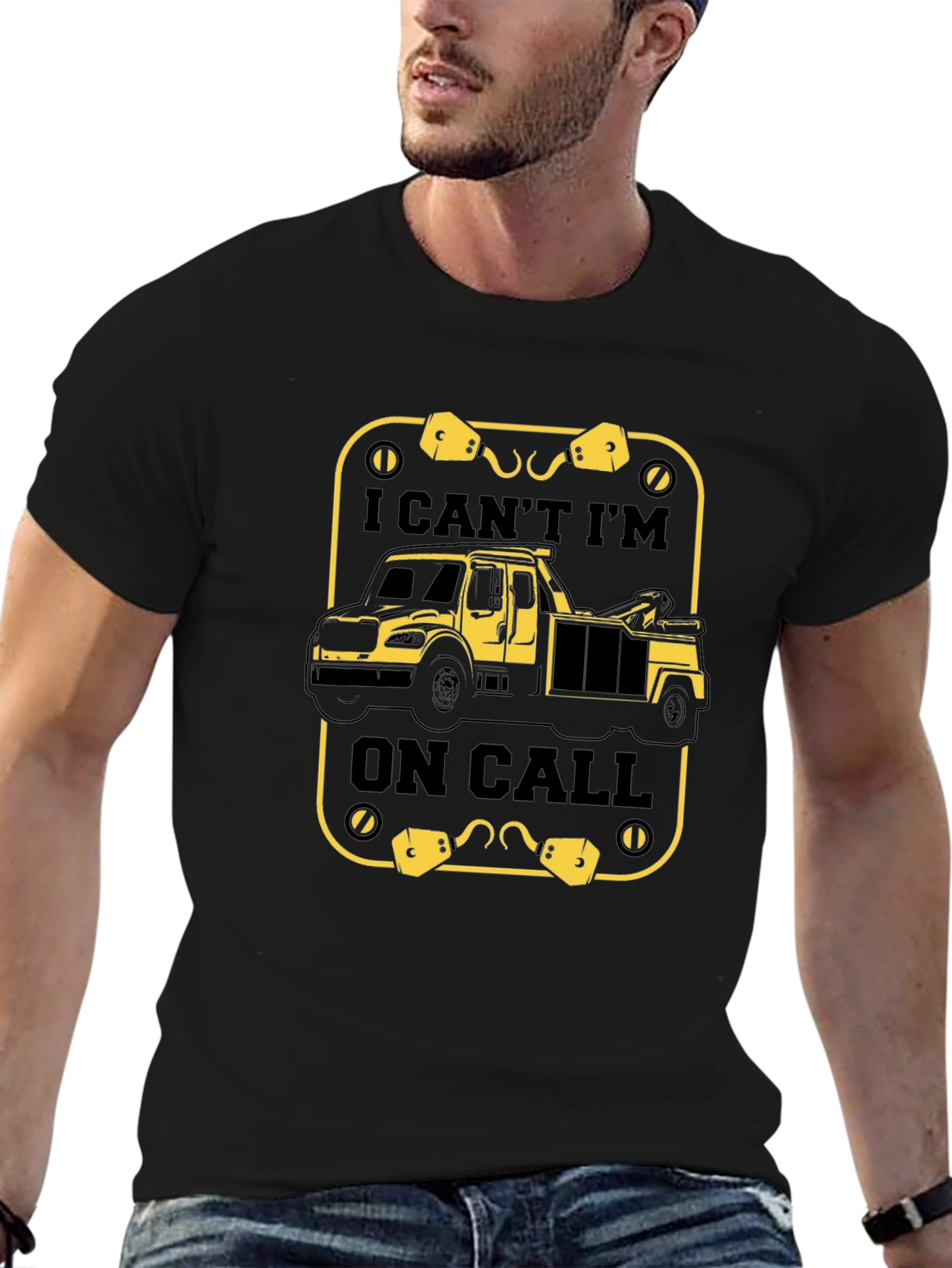 On Call Tow Truck T-Shirt - Mechanic Gift