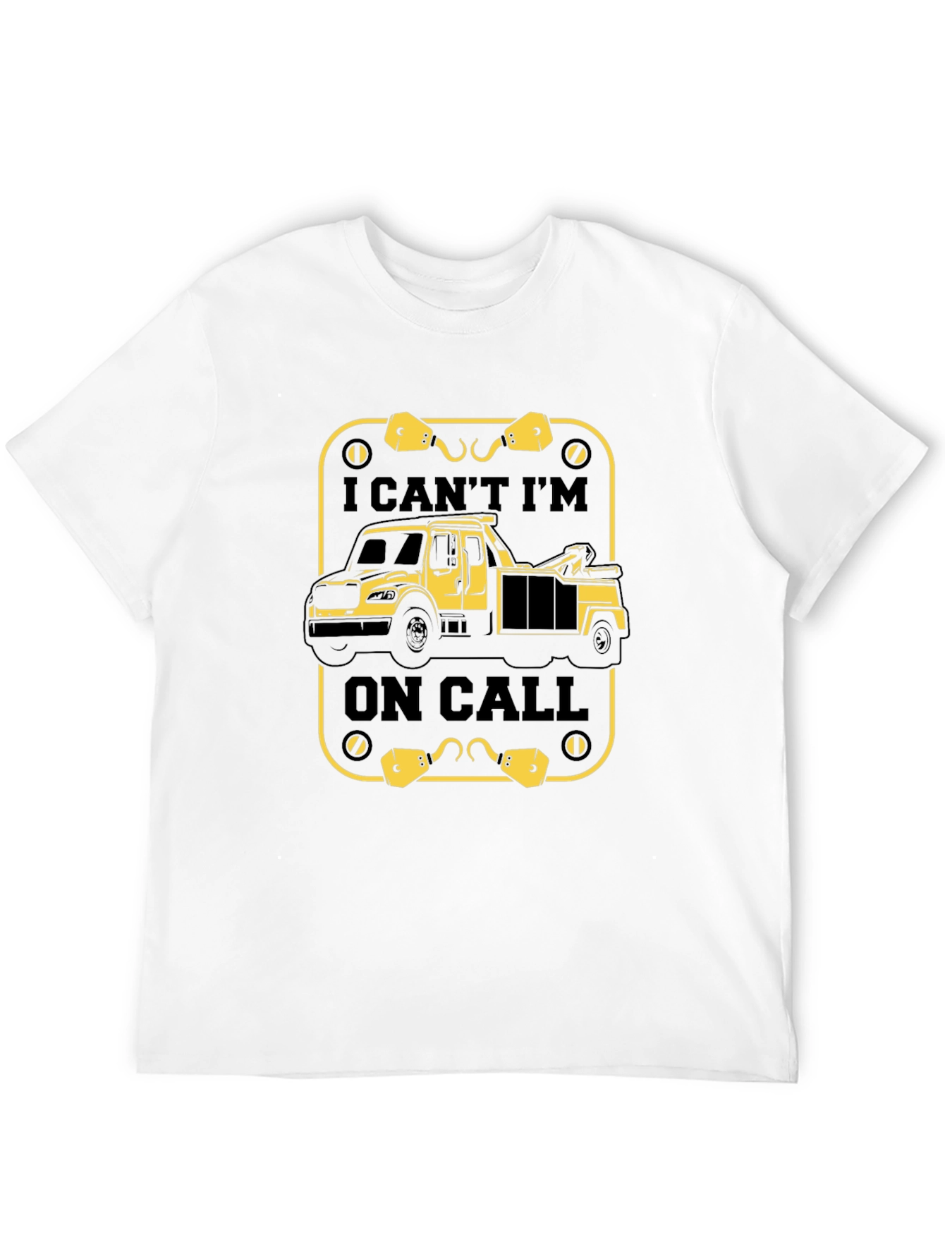 On Call Tow Truck T-Shirt - Mechanic Gift