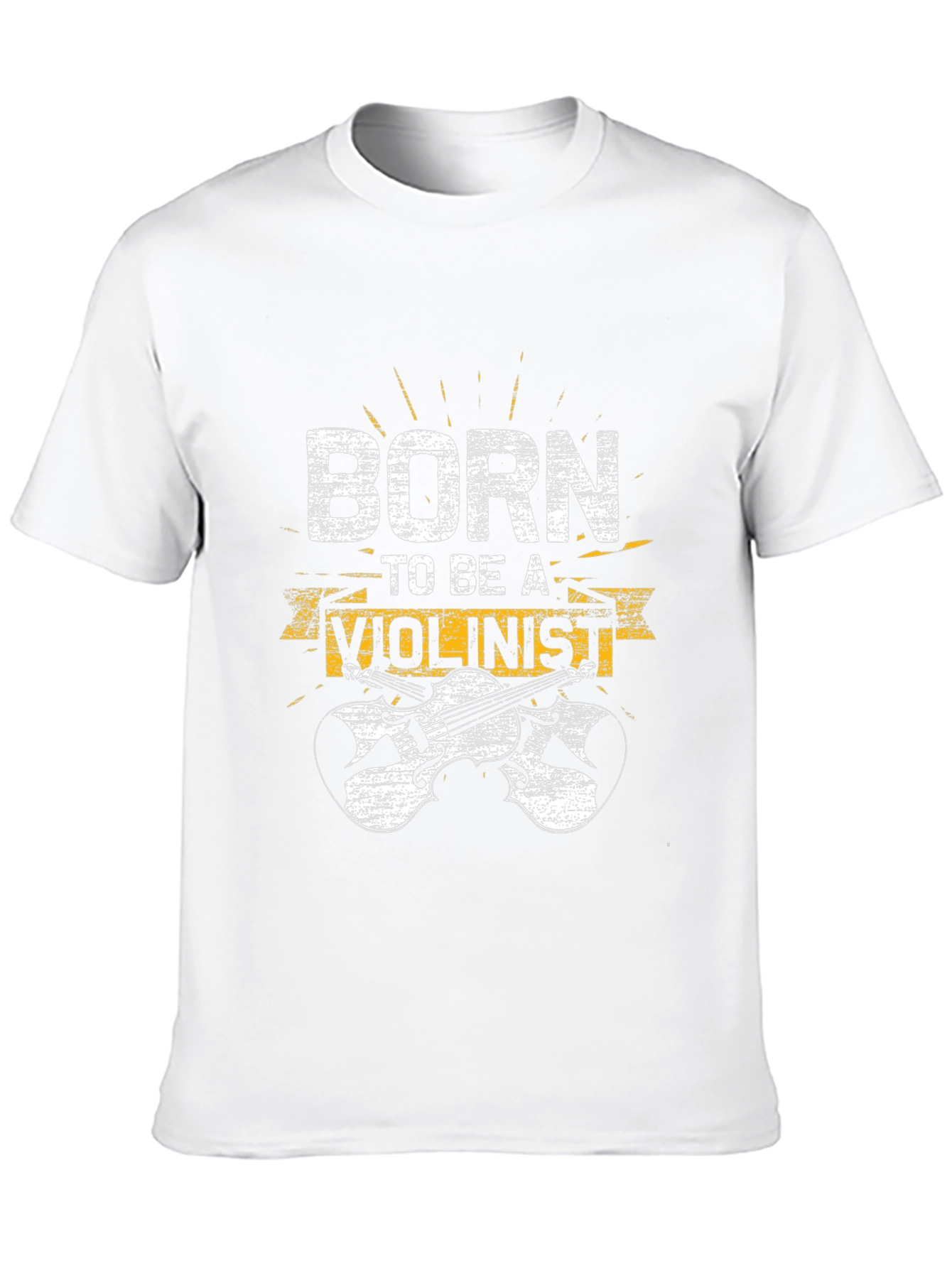 Born to Be a Violinist Black T-Shirt