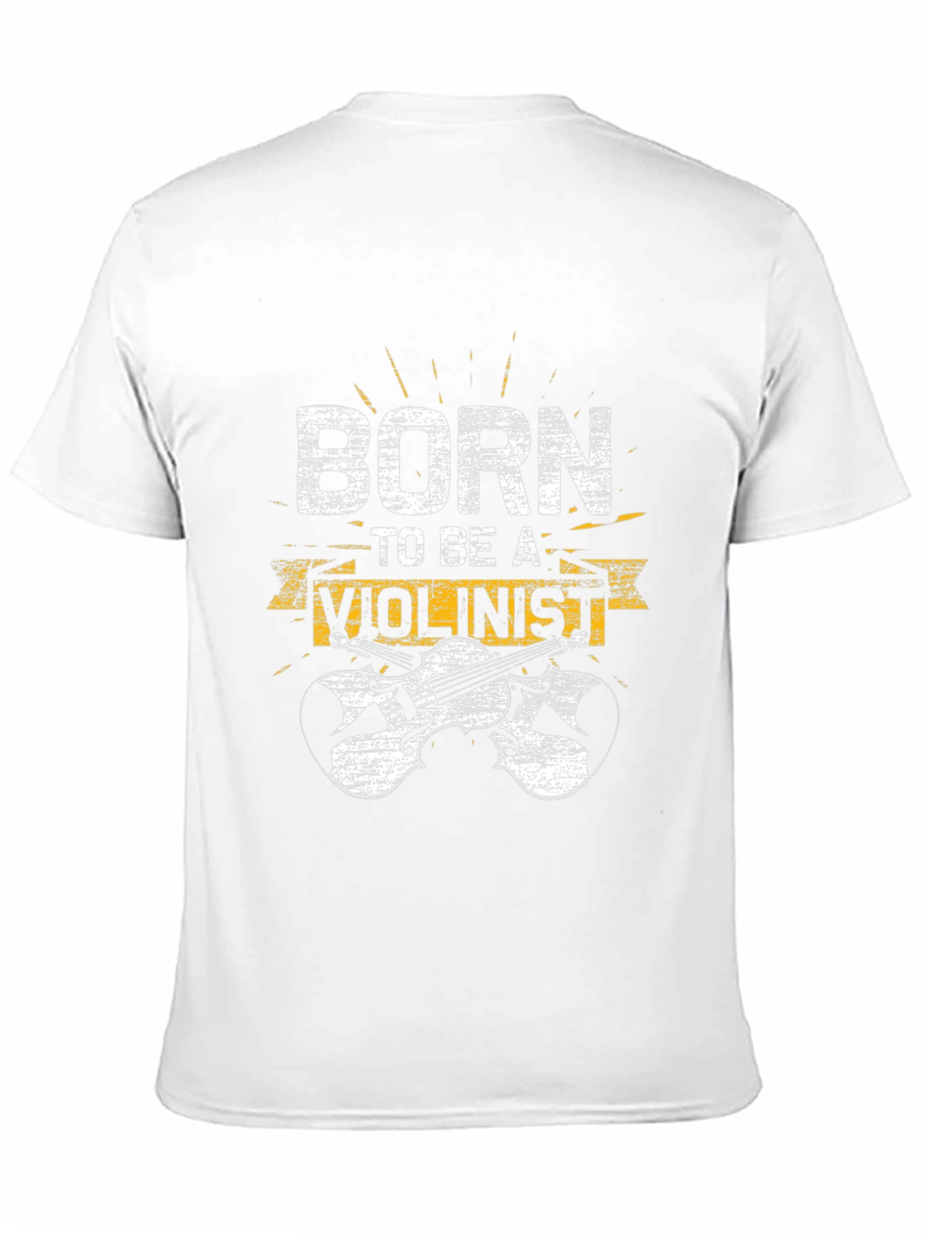 Born to Be a Violinist Black T-Shirt