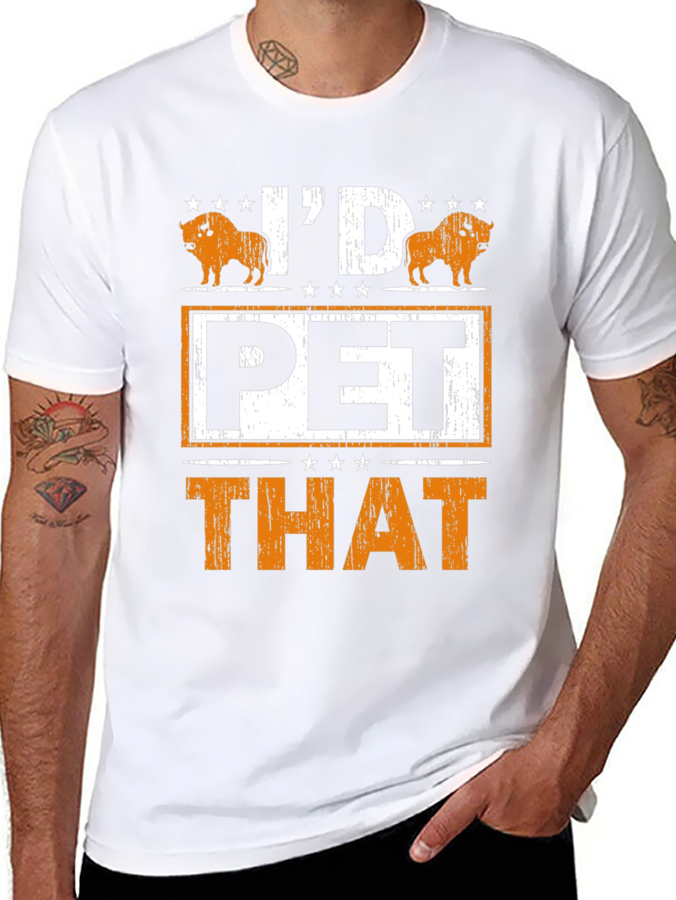 Id Pet That Bison T-Shirt