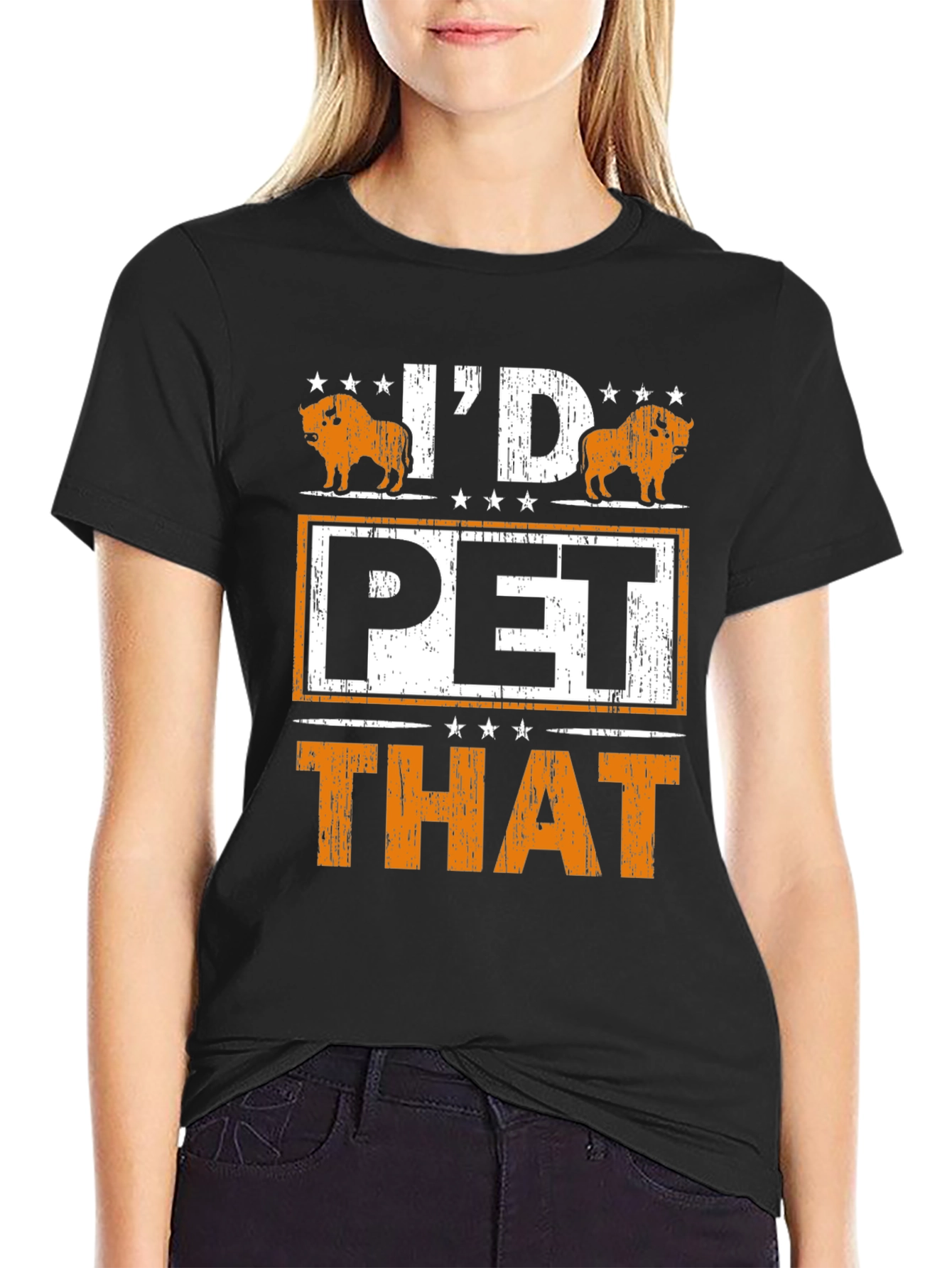 Id Pet That Bison T-Shirt