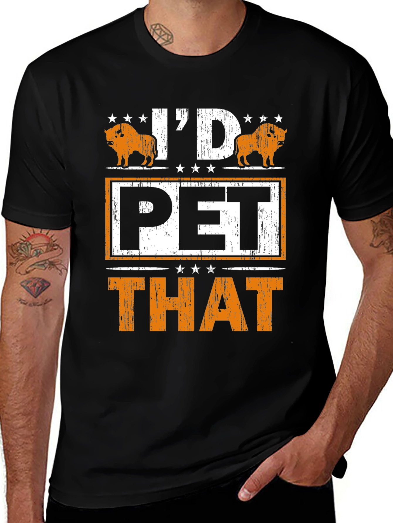 Id Pet That Bison T-Shirt