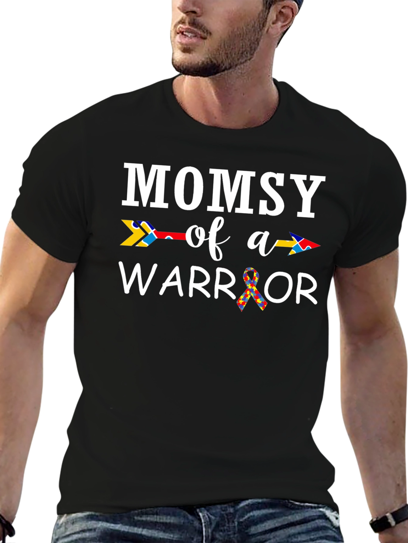 Mommy of a Warrior Autism Awareness T-Shirt