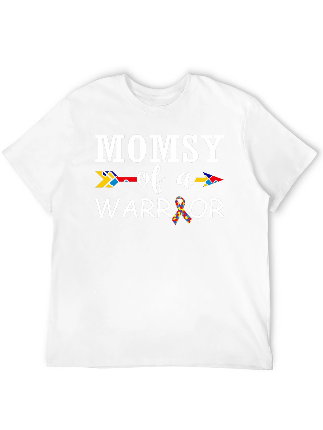 Mommy of a Warrior Autism Awareness T-Shirt
