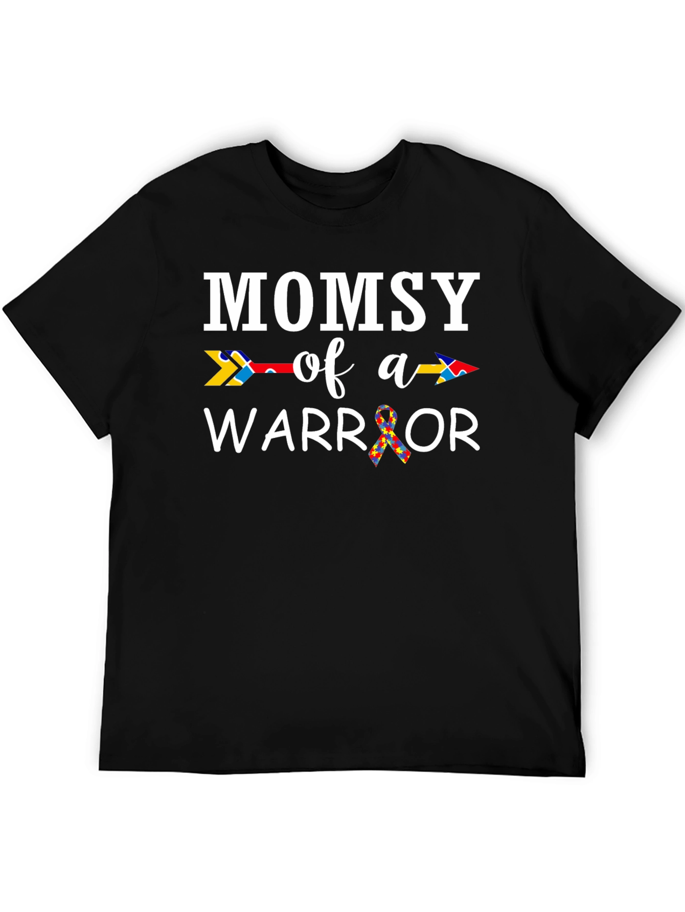 Mommy of a Warrior Autism Awareness T-Shirt