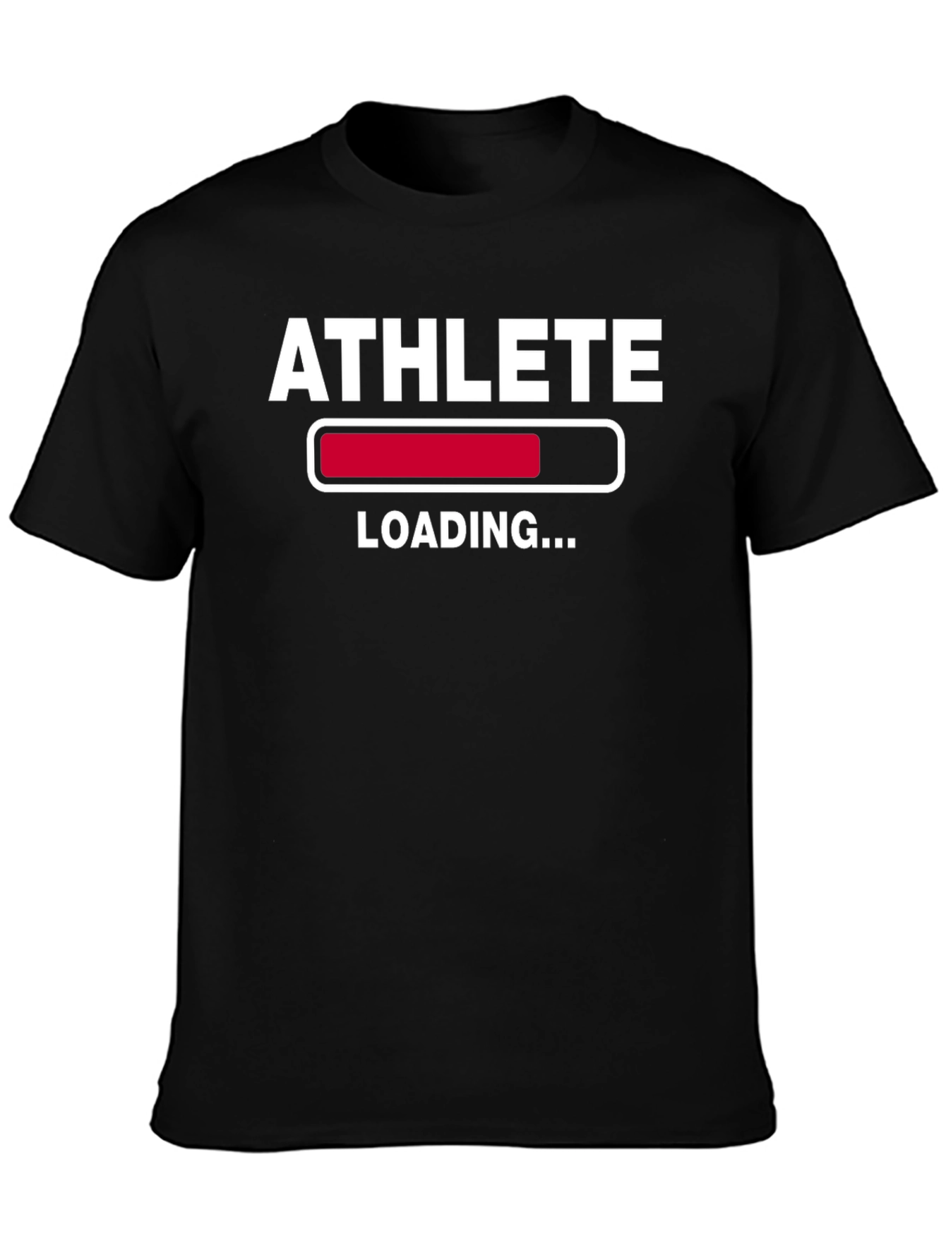Athlete Loading Black T-Shirt