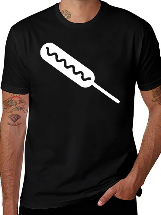 Corn Dog Graphic Tee - Black T-Shirt