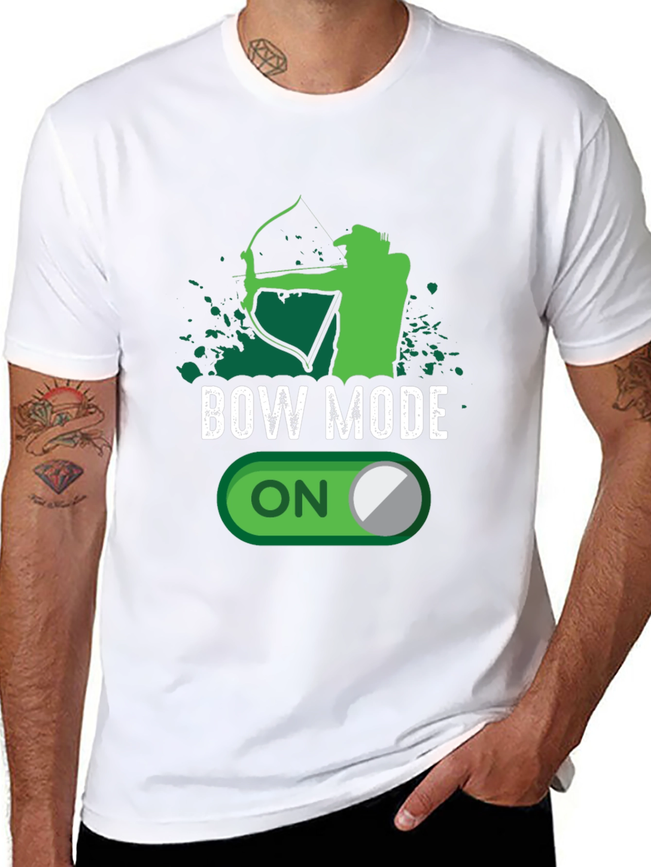 Bow Mode On T-Shirt - Archery Humor Tee