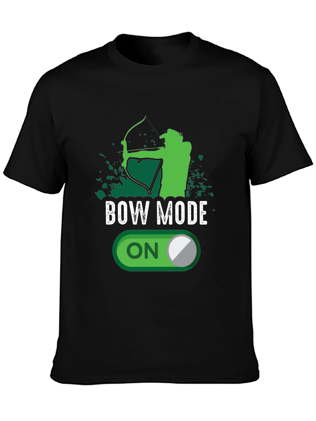 Bow Mode On T-Shirt - Archery Humor Tee