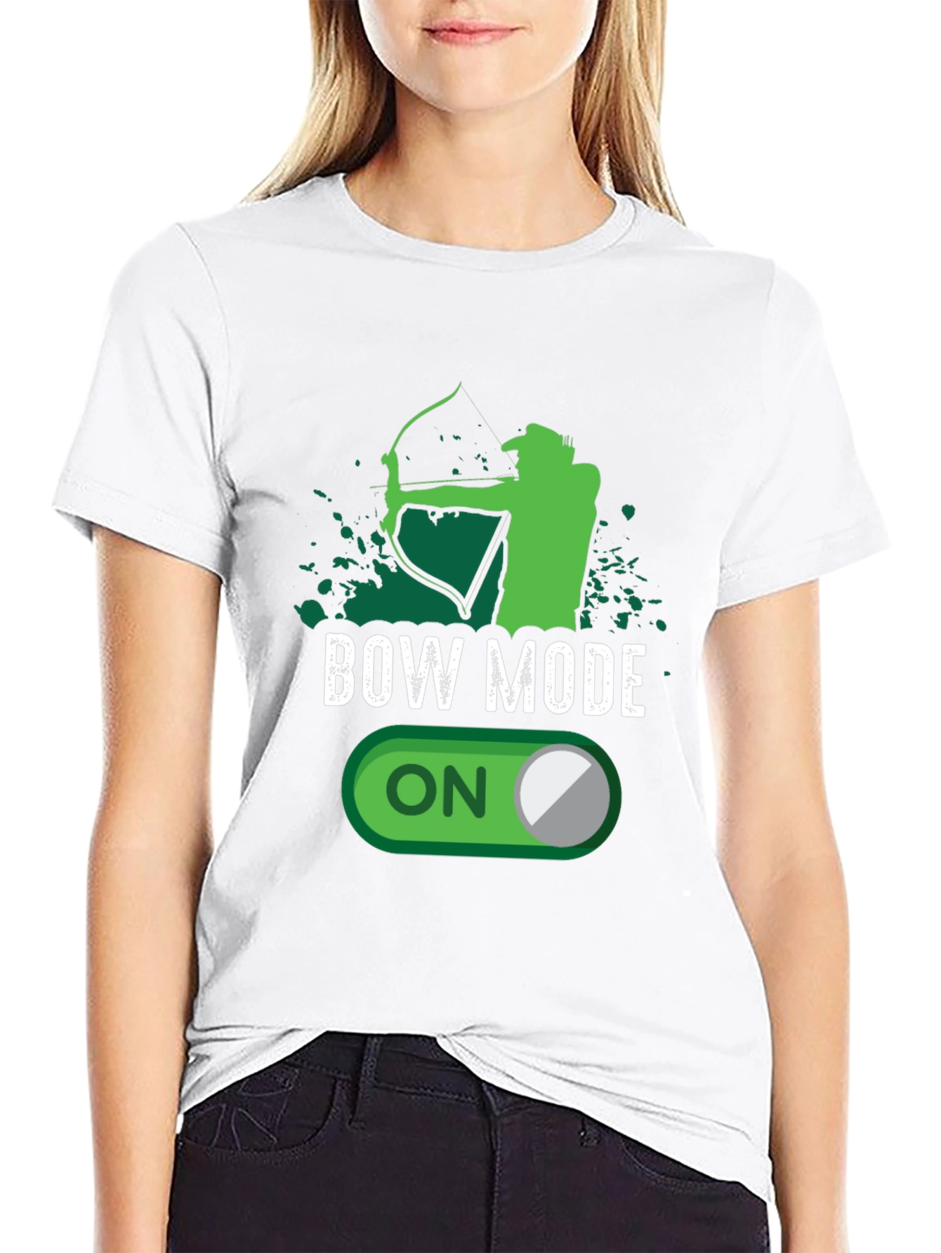 Bow Mode On T-Shirt - Archery Humor Tee