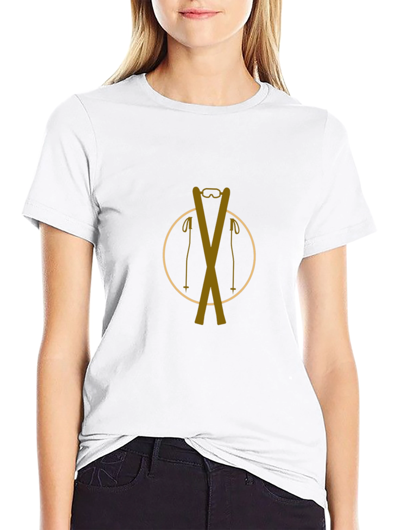 Skiing Graphic T-Shirt - Adventure Ready